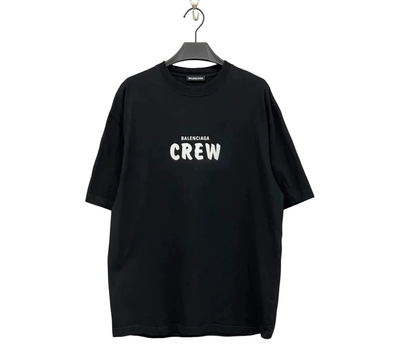 Balenciaga Balenciaga Crew Logo Graphic T-Shirt Size S Size US S / EU 44-46 / 1 - 1 Thumbnail