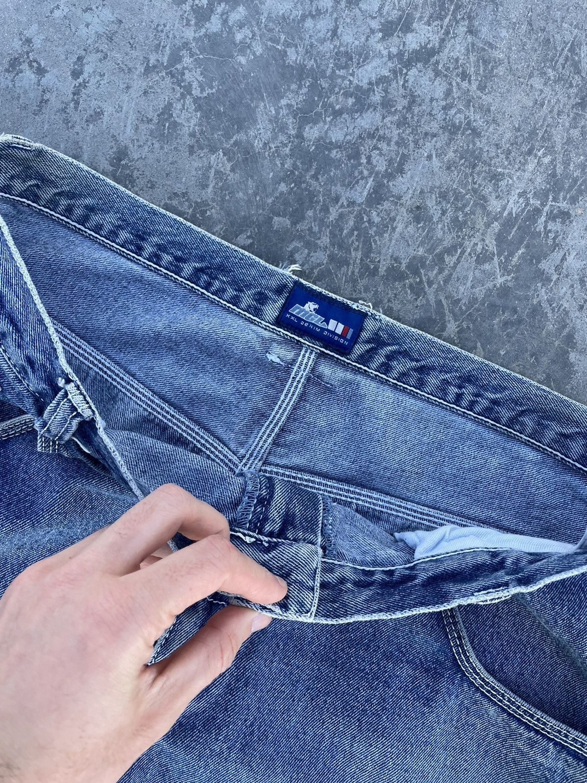 Vintage Crazy Denim Carpenter Y2k JNCO Style Rap Sk8 Hip Hop Pants Size US 36 / EU 52 - 6 Thumbnail