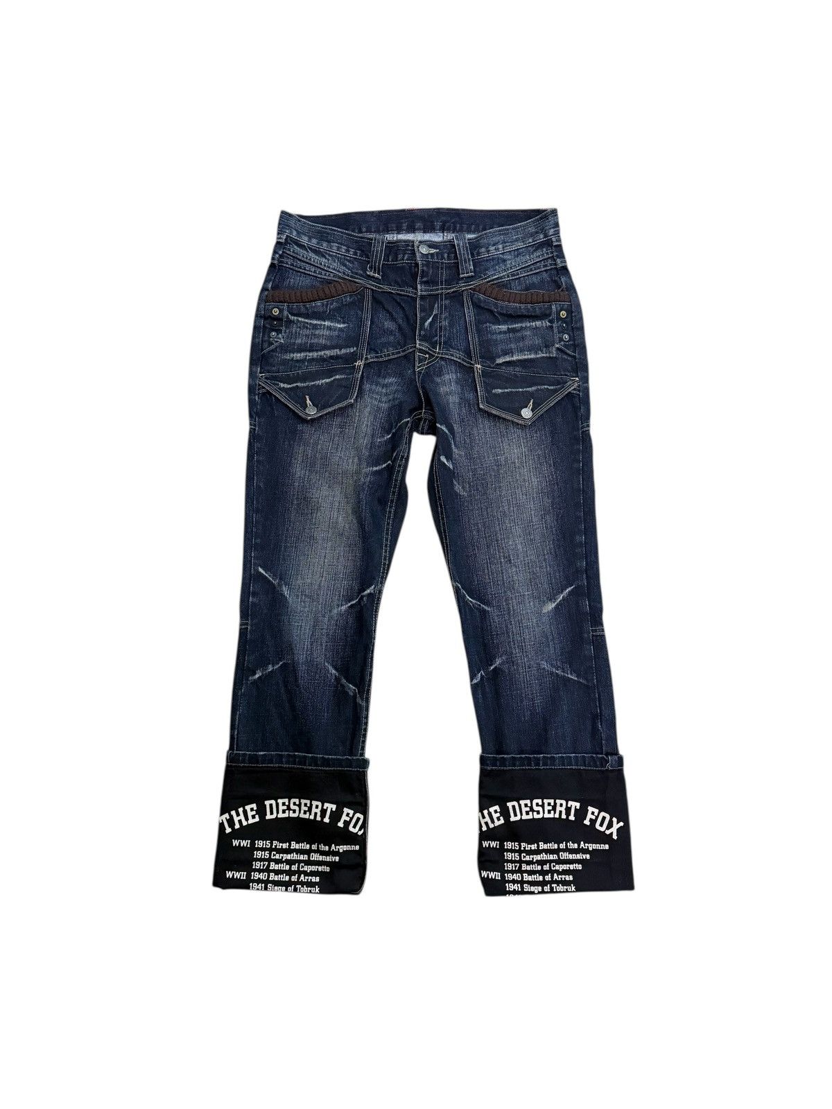PPFM PPFM THE DESERT FOX DENIM JEANS Size US 33 - 1 Thumbnail