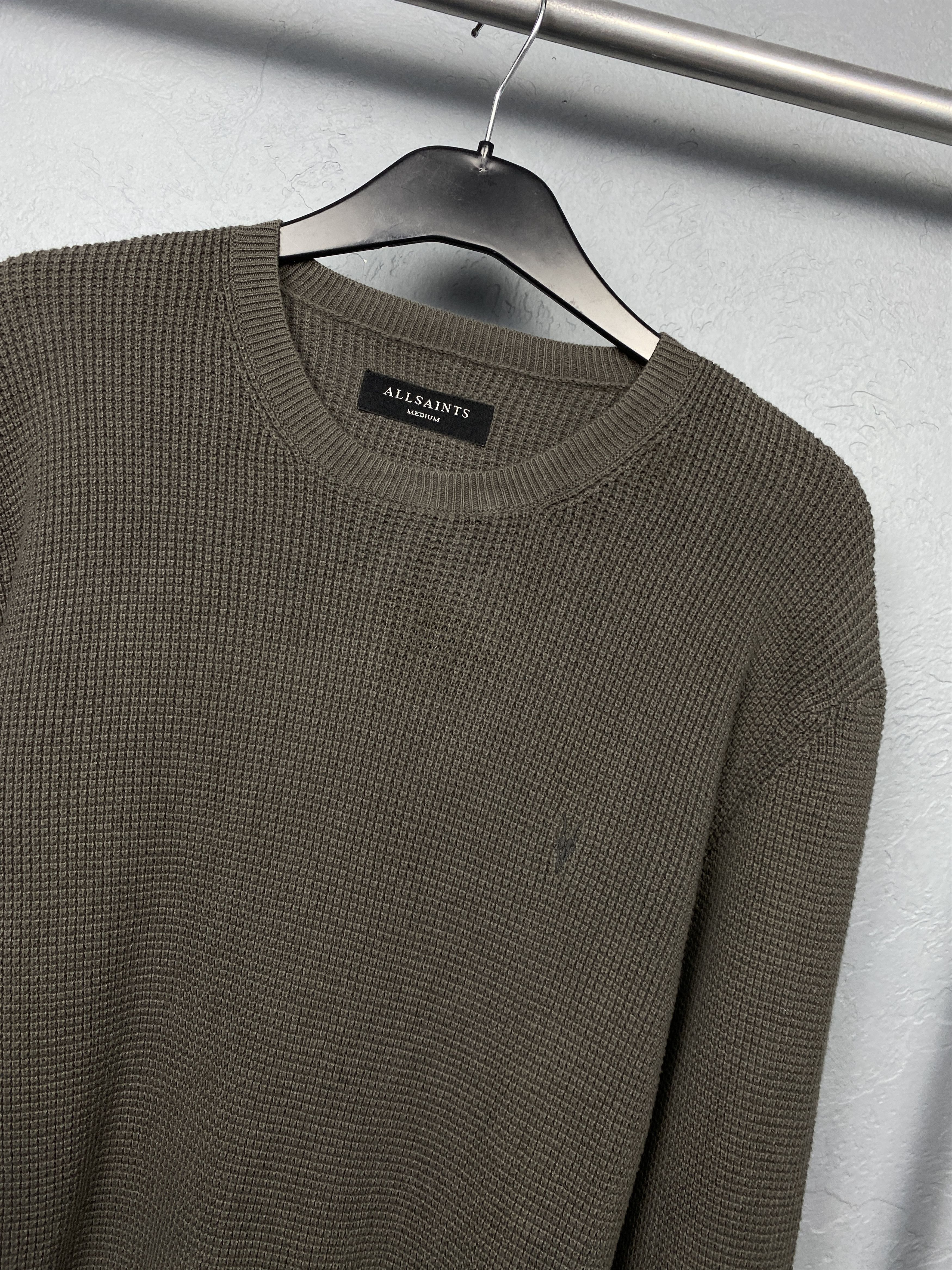 Allsaints Allsaints Trias Vintage Mens Cotton Knit Sweater Size US M / EU 48-50 / 2 - 2 Thumbnail