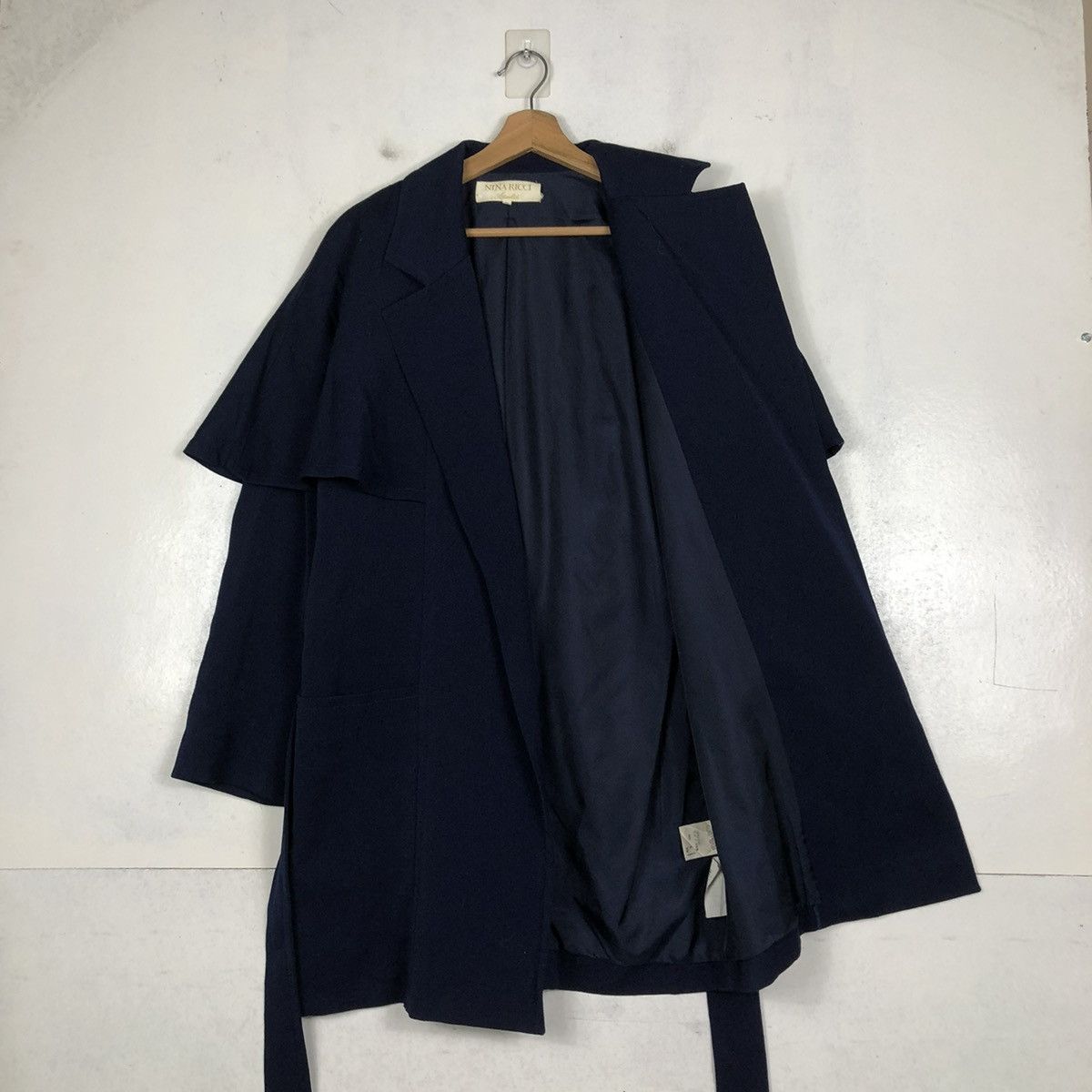 Designer 📌VINTAGE HEAVY JACKET DOUBLE LAYER BREAST NINA RICCI Size US M / EU 48-50 / 2 - 12 Thumbnail