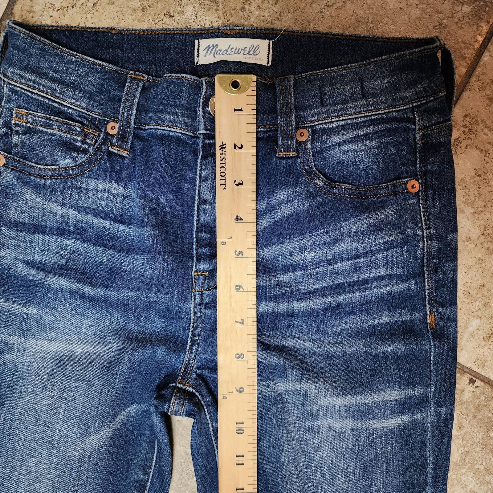 Madewell Madewell High Riser Skinny Women's Jeans size 25 Size 25" / US 0 / IT 36 - 7 Thumbnail
