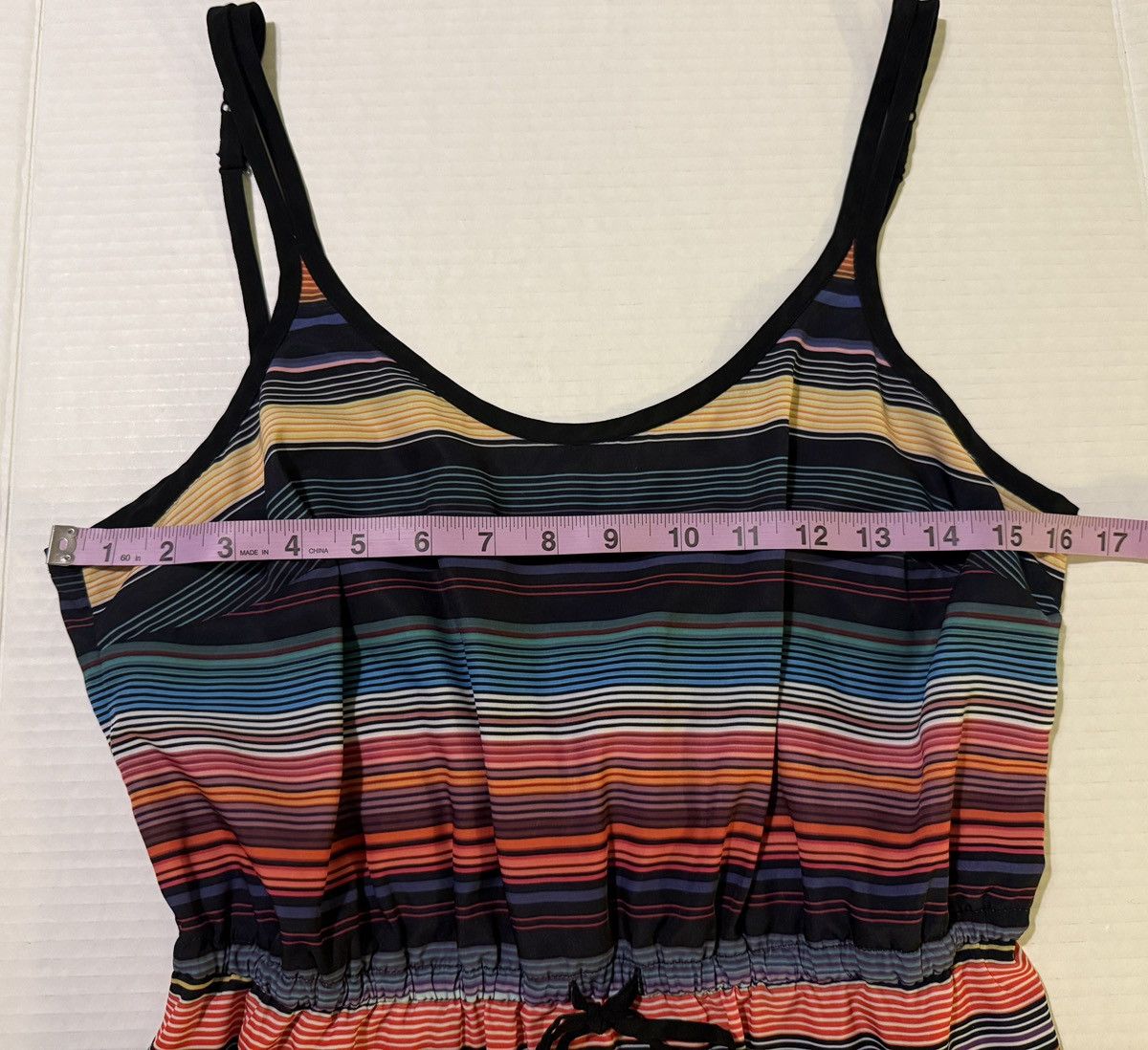 Athleta Athleta Havana Rainbow Striped Elastic Maxi Dress Size S Size S / US 4 / IT 40 - 7 Thumbnail