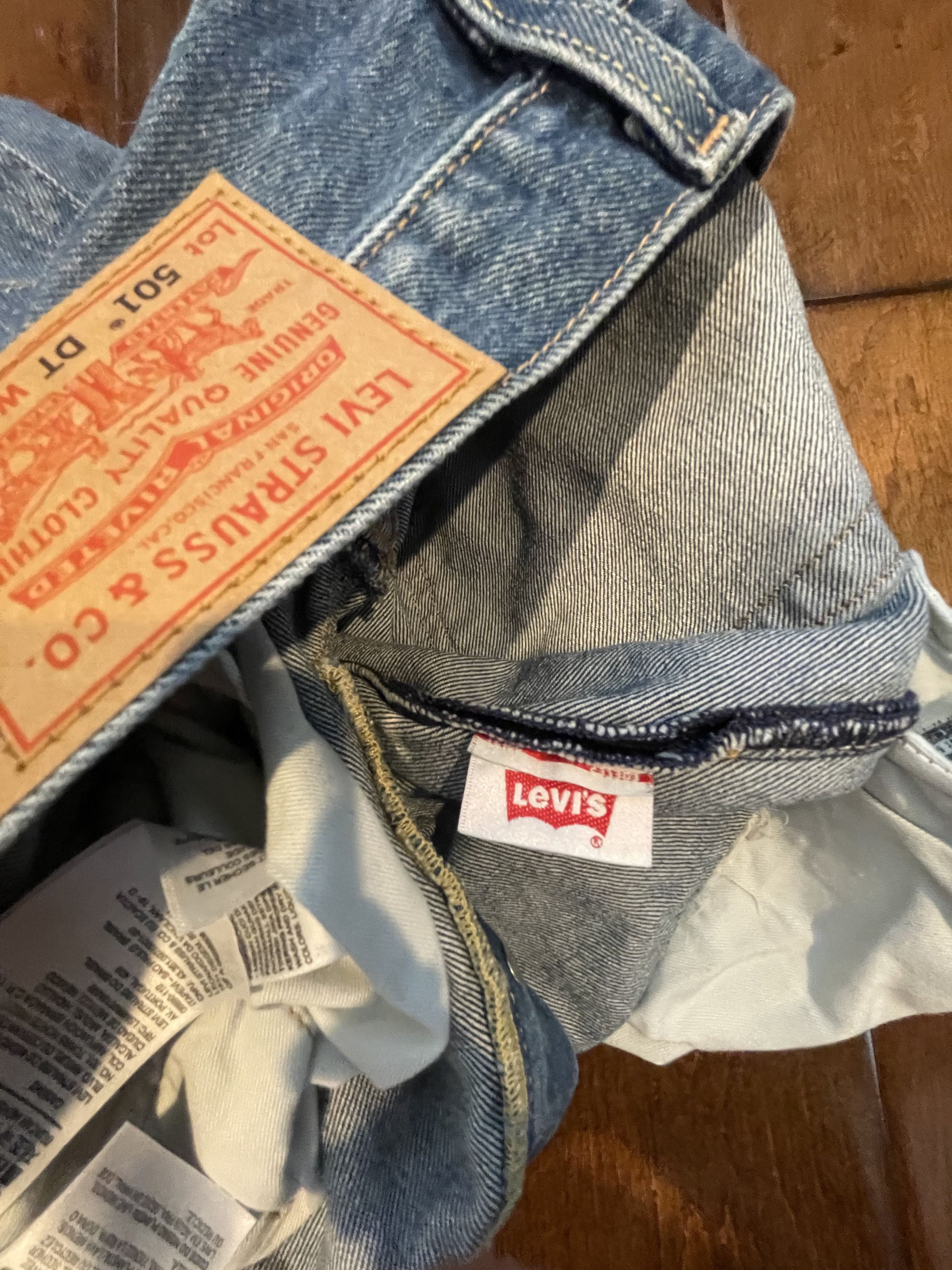 DENIM TEARS × Levi's Denim Tears x Levi's Cotton Wreath Jean Dark Wash Size US 30 / EU 46 - 7 Thumbnail