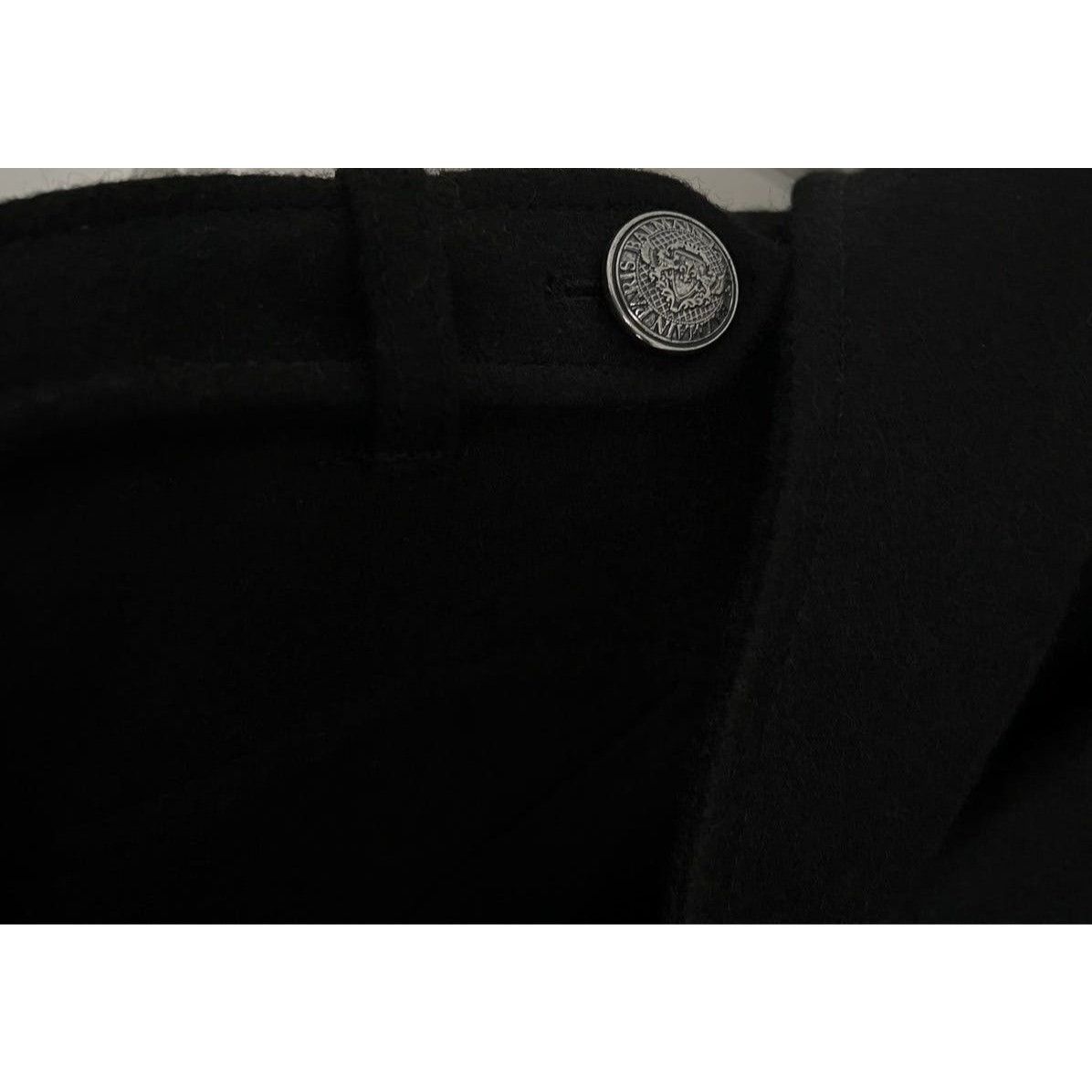 Balmain Balmain Double Breasted Biker Peacoat/Blazer Size 48R - 12 Thumbnail