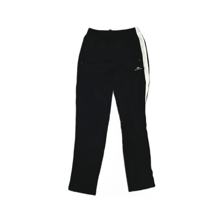 Balenciaga Balenciaga SS21 Black Logo Print Casual Pants 0079-2507 Size US 44 / EU 60 - 2 Thumbnail