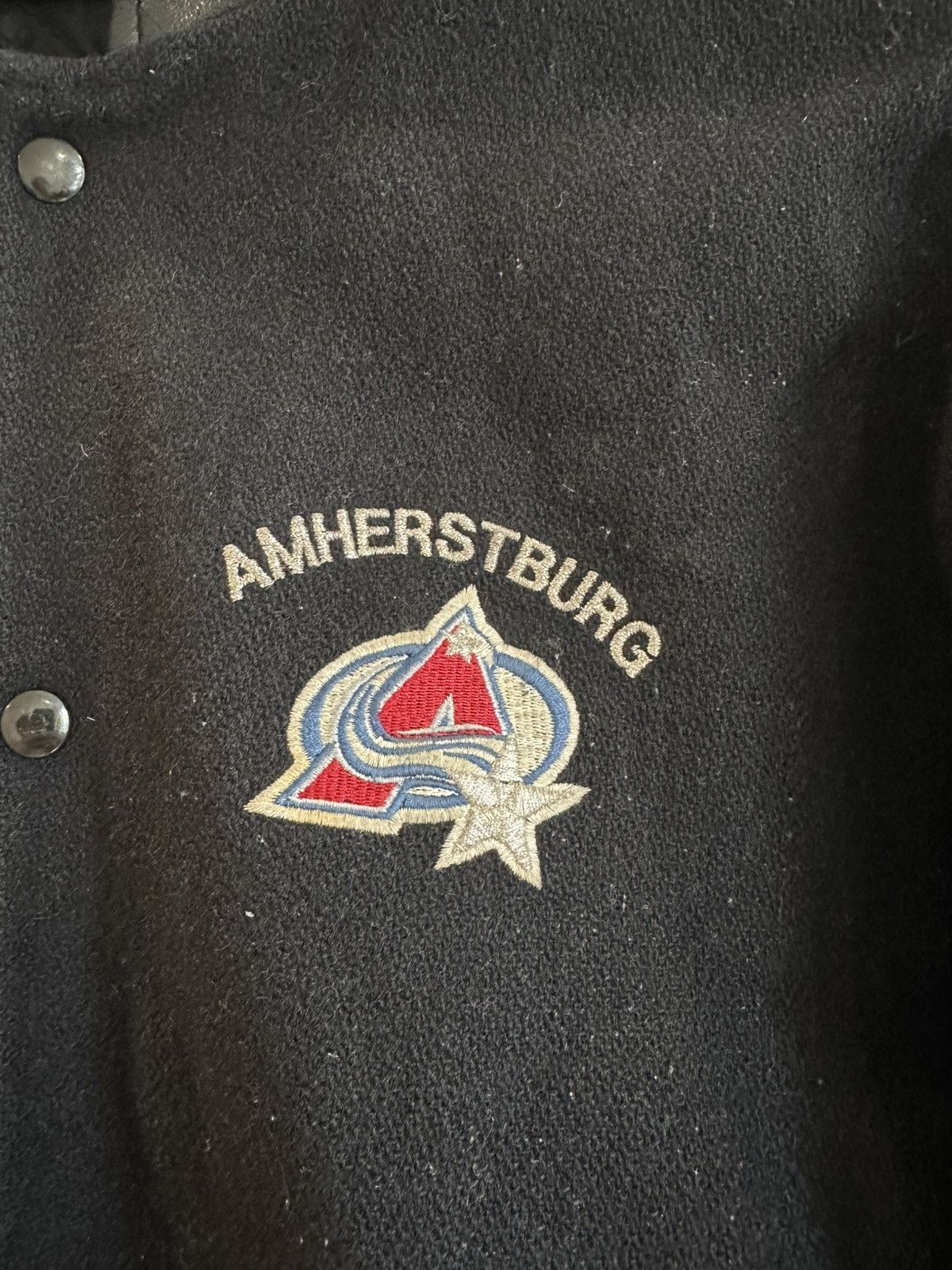 Vintage VINTAGE 1980s AMHERSTBURG VARSITY LETTERMAN JACKET Size US M / EU 48-50 / 2 - 5 Thumbnail