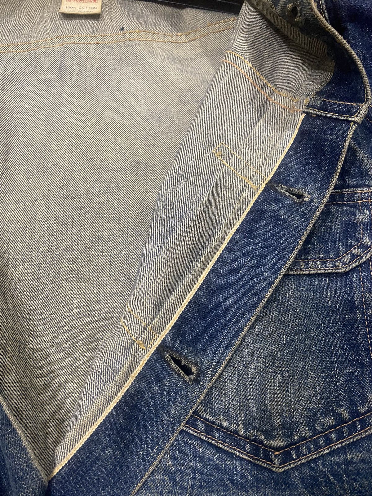 Evisu Vintage Evisu Yamane Diacock Trucker Denim Jacket Size US M / EU 48-50 / 2 - 14 Thumbnail