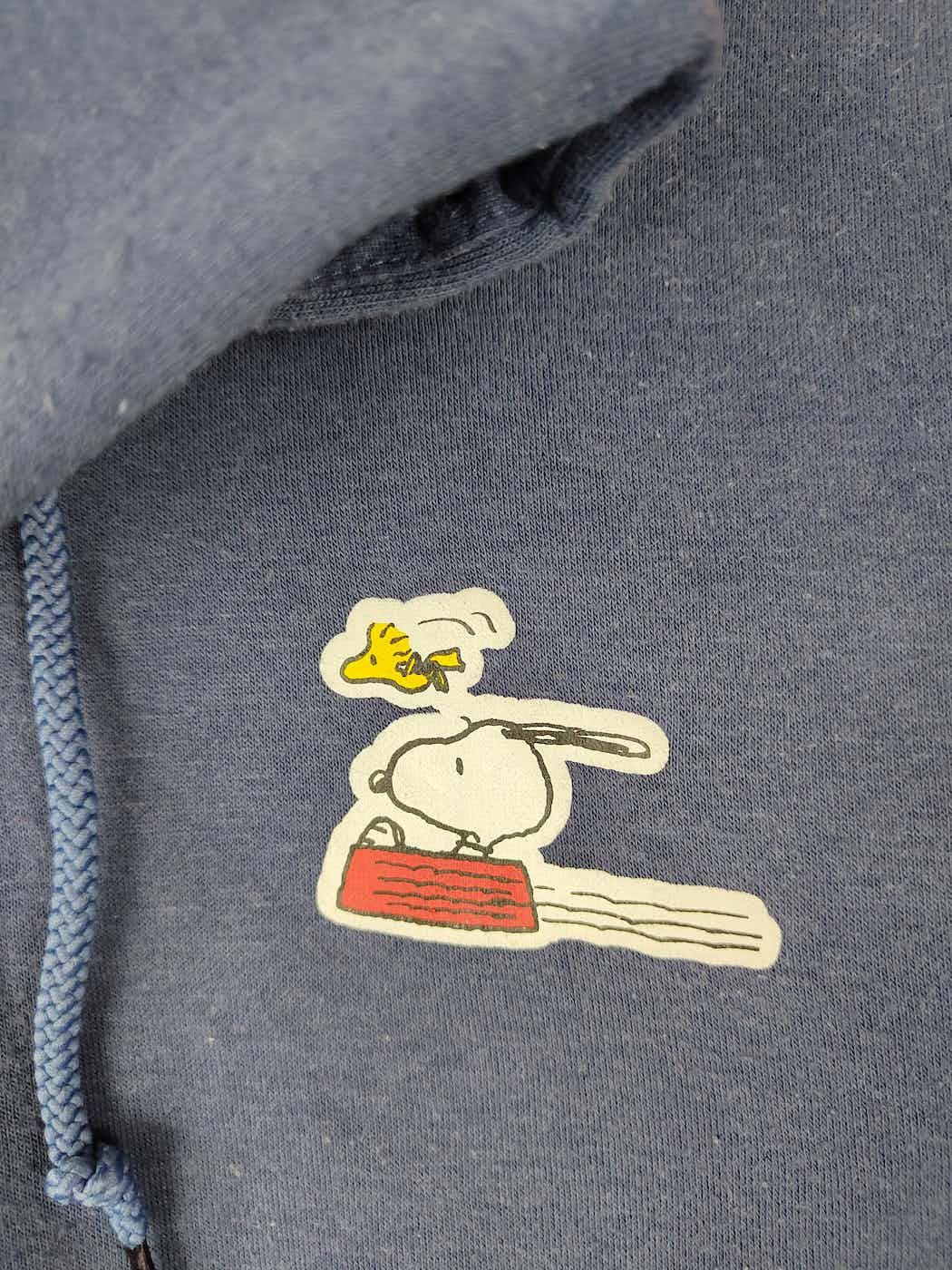 Cartoon Network Peanuts Blue Hoodie Sweatshirt vintage #4809 Size L / US 10 / IT 46 - 11 Thumbnail
