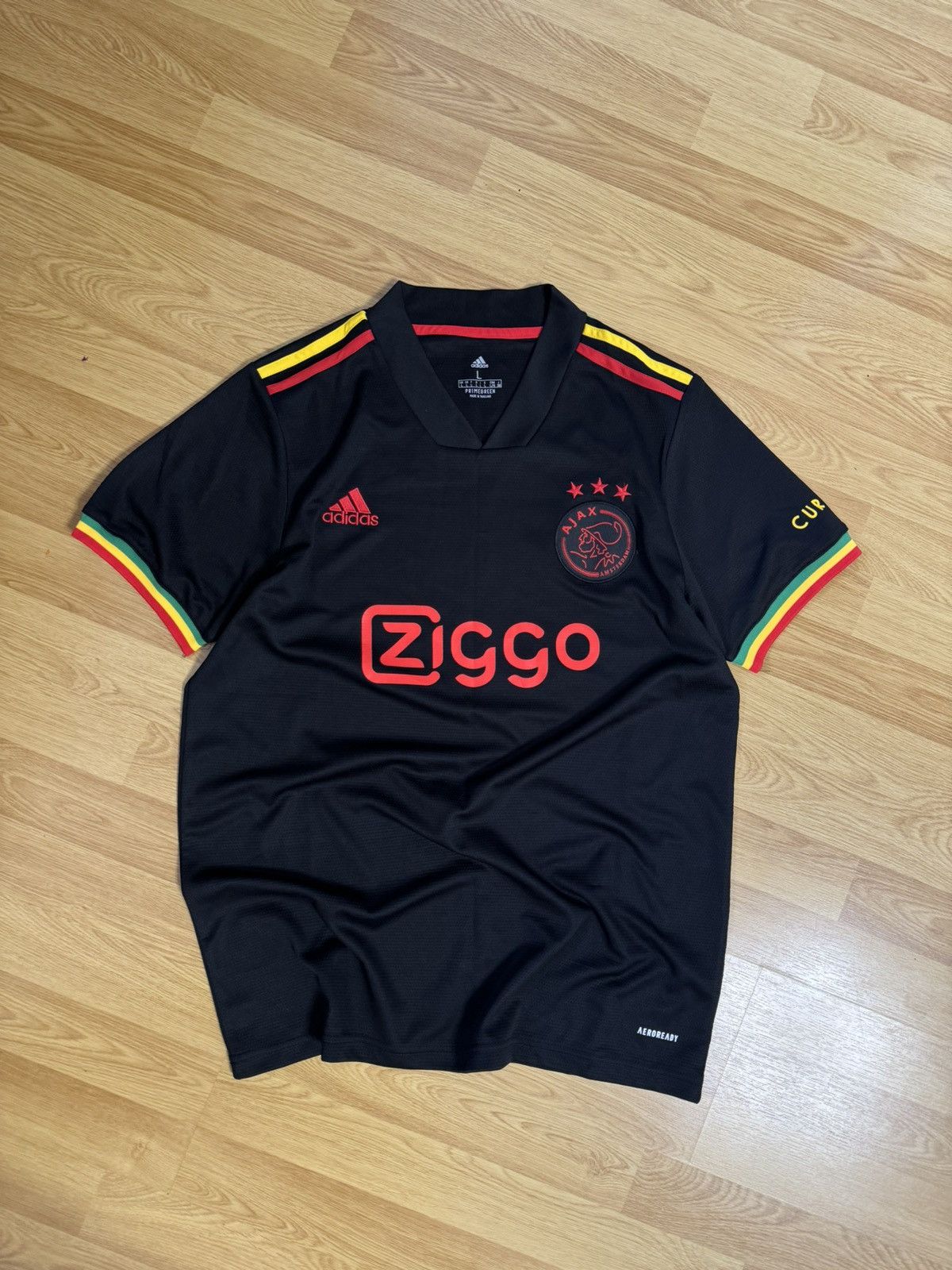 Adidas Ajax 2021-2022 Bob Marley Third Soccer Jersey Football Kit | Grailed