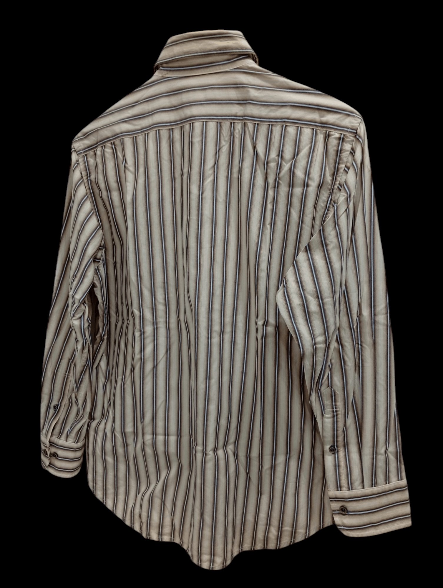 Japanese Brand × Vintage × Yoshiyuki Konishi 🔥🔥Vintage Ficce Stripe LS Shirt Size US M / EU 48-50 / 2 - 22 Thumbnail