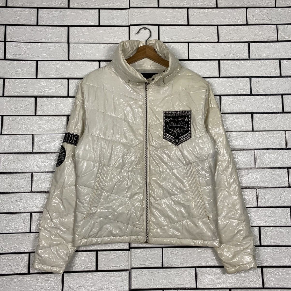 Hysteric Glamour 📌Love And Party Puffer Jacket Punk Design Biker Size US M / EU 48-50 / 2 - 2 Thumbnail