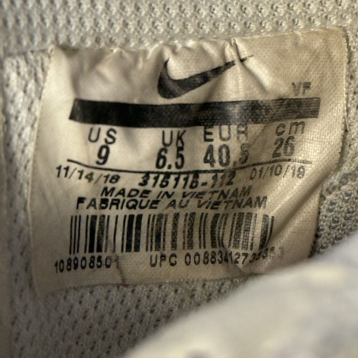 Nike Nike Air Force 1 Low White - Size 9 Size US 9 / EU 42 - 6 Thumbnail