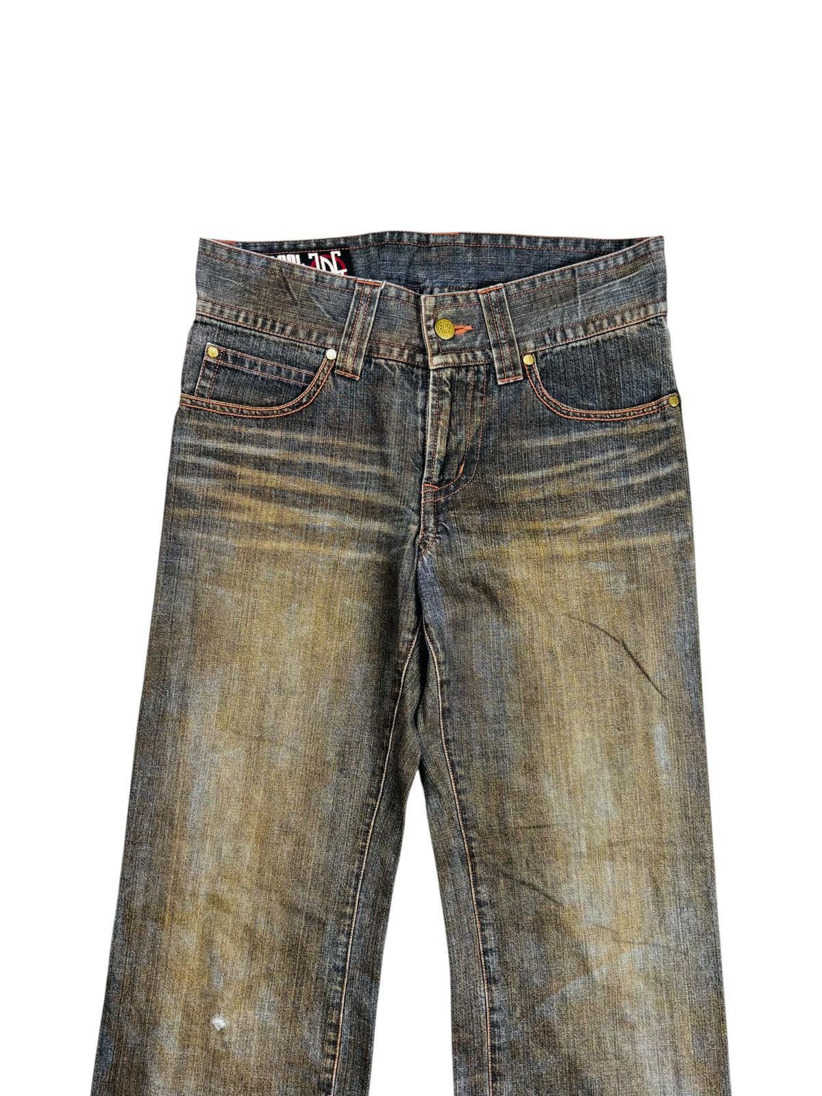 Jean Paul Gaultier Archive Jean Paul Gaultier - Mud Wash Denim Pants Size US 29 - 3 Thumbnail