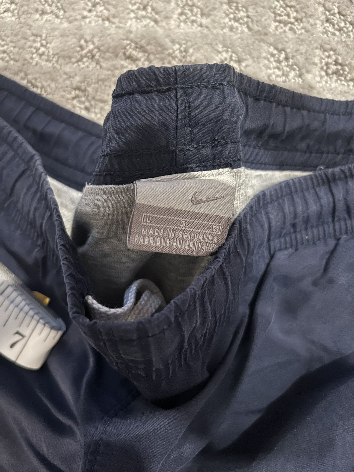 Nike × Vintage Vintage 90’s Navy Nike Baggy Track Pants Size US 36 / EU 52 - 4 Thumbnail