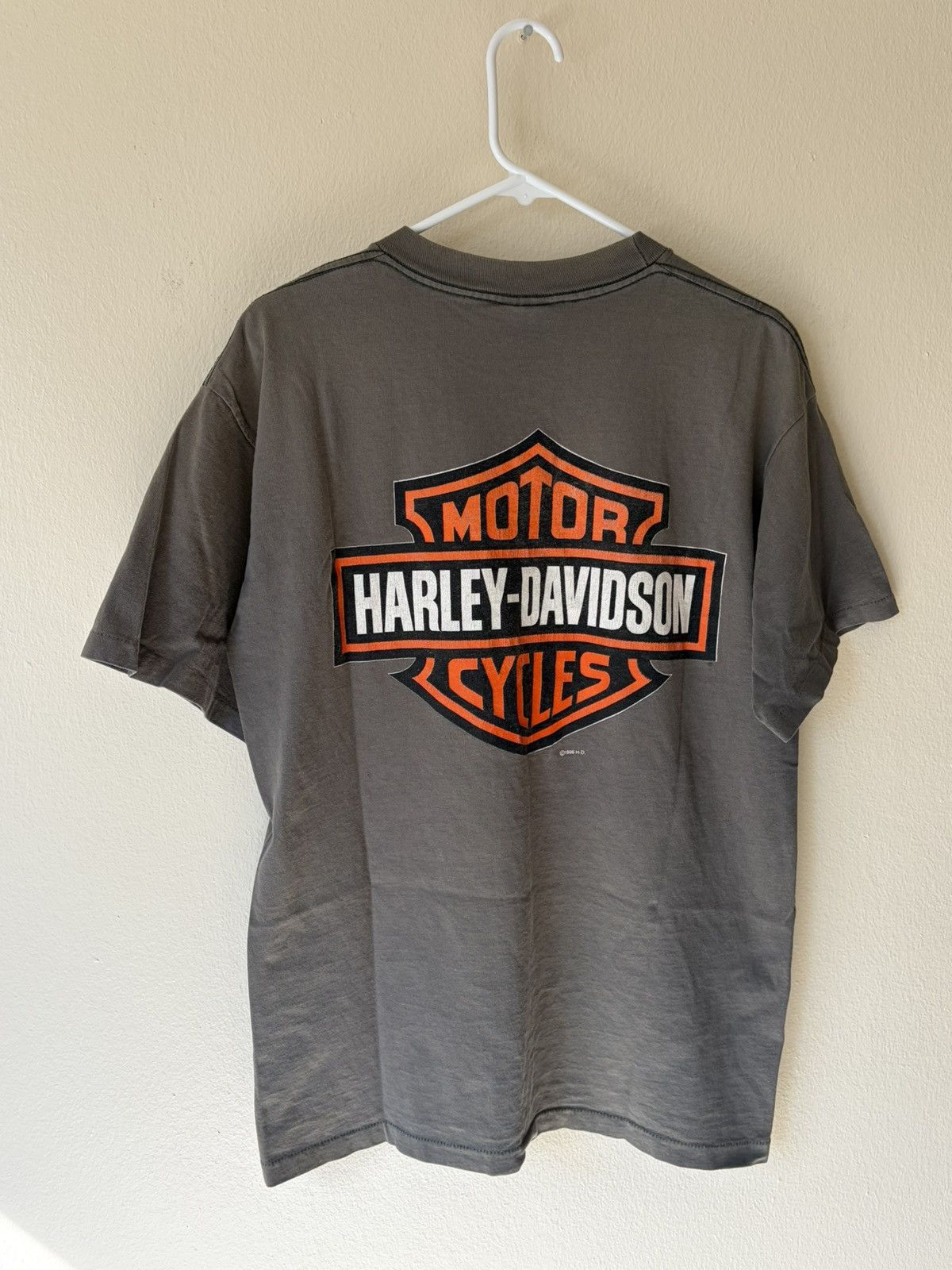 Harley Davidson Vintage 1996 Harley Davidson Tee Size US L / EU 52-54 / 3 - 2 Thumbnail