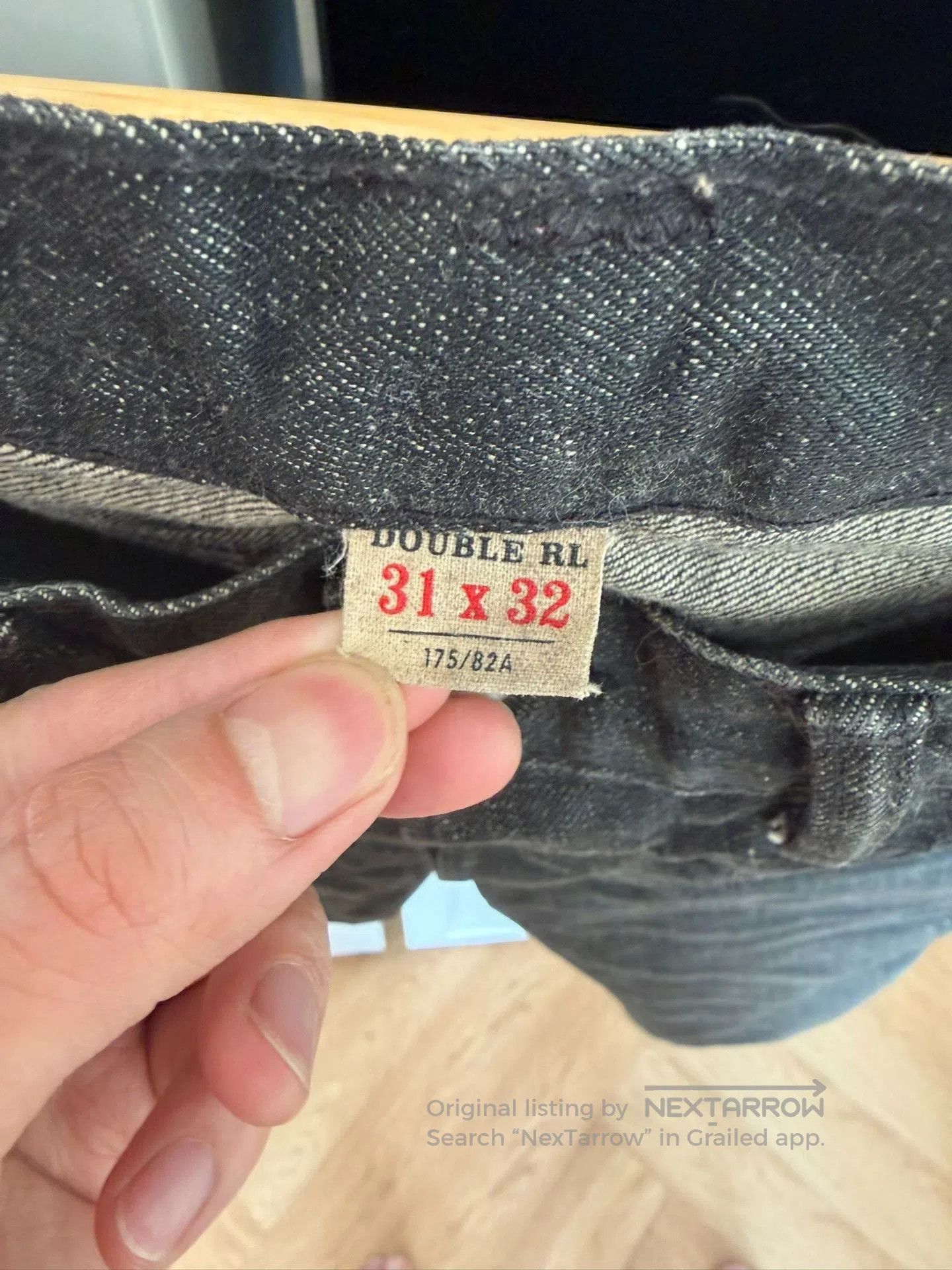 RRL Ralph Lauren RRL Slim Narrow Washed Charcoal Jeans. Size US 31 - 4 Thumbnail