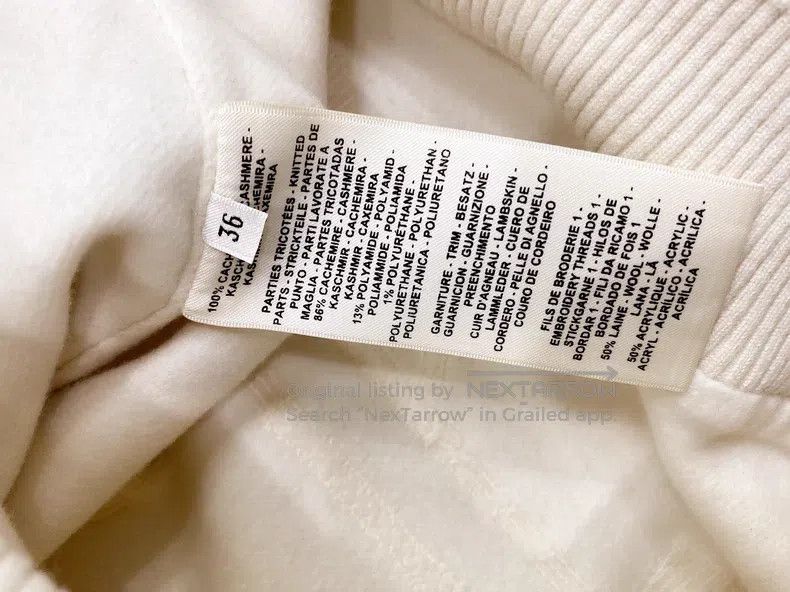 Hermes Hermes Cashmere Baseball Jacket Size XS / US 0-2 / IT 36-38 - 7 Thumbnail