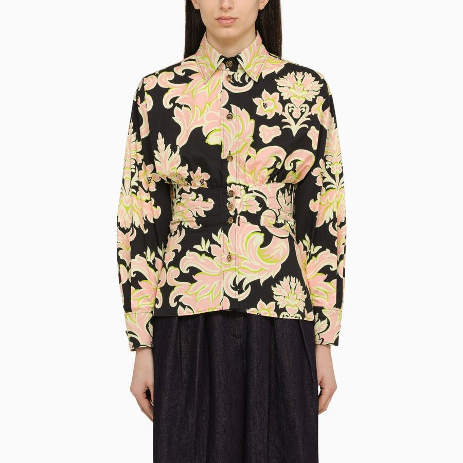 Etro o1d2blof0824 Cotton Venus Print Shirt in Multicolor Size S / US 4 / IT 40 - 1 Thumbnail