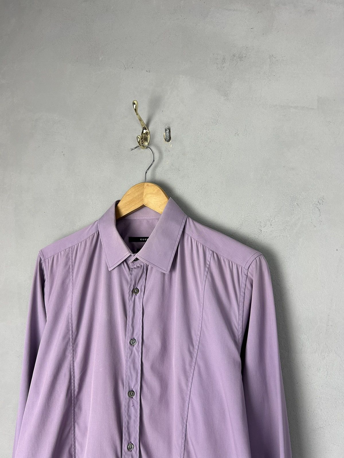 Gucci Gucci Slim Fit Dress Shirt 41/16 Italy Mens Cotton Size US M / EU 48-50 / 2 - 2 Thumbnail