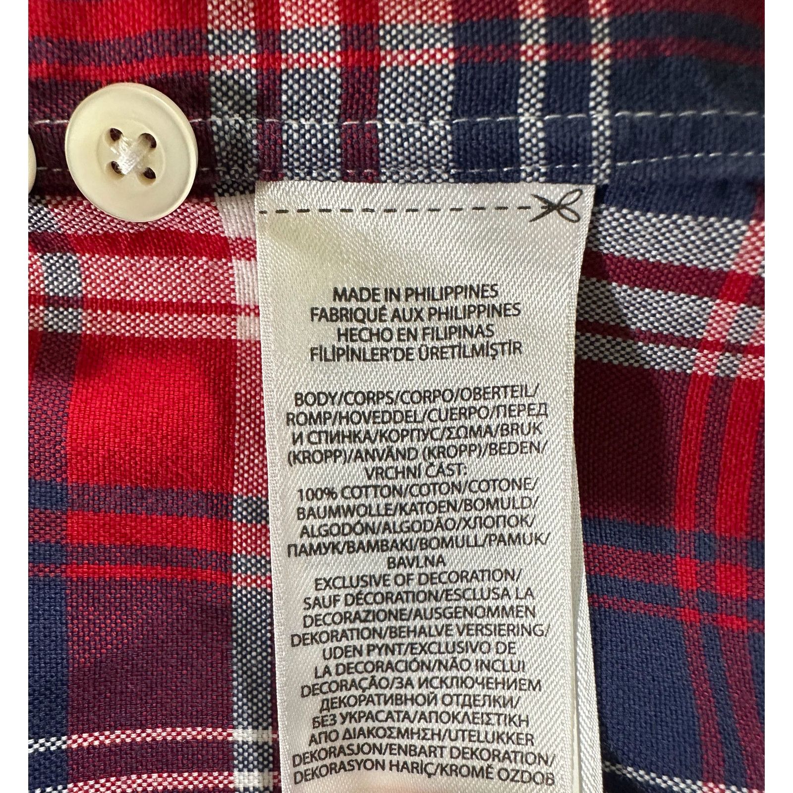Polo Ralph Lauren Polo Ralph Lauren Short Sleeve Shirt Mens XXL Red Plaid Size US XXL / EU 58 / 5 - 8 Thumbnail