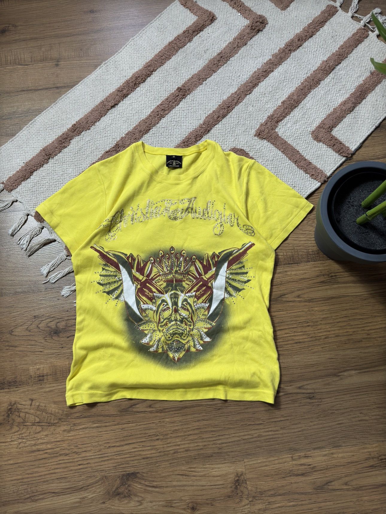 Christian Audigier VINTAGE CHRISTIAN AUDIGIER 2000s TEE SHIRT Size US M / EU 48-50 / 2 - 3 Thumbnail