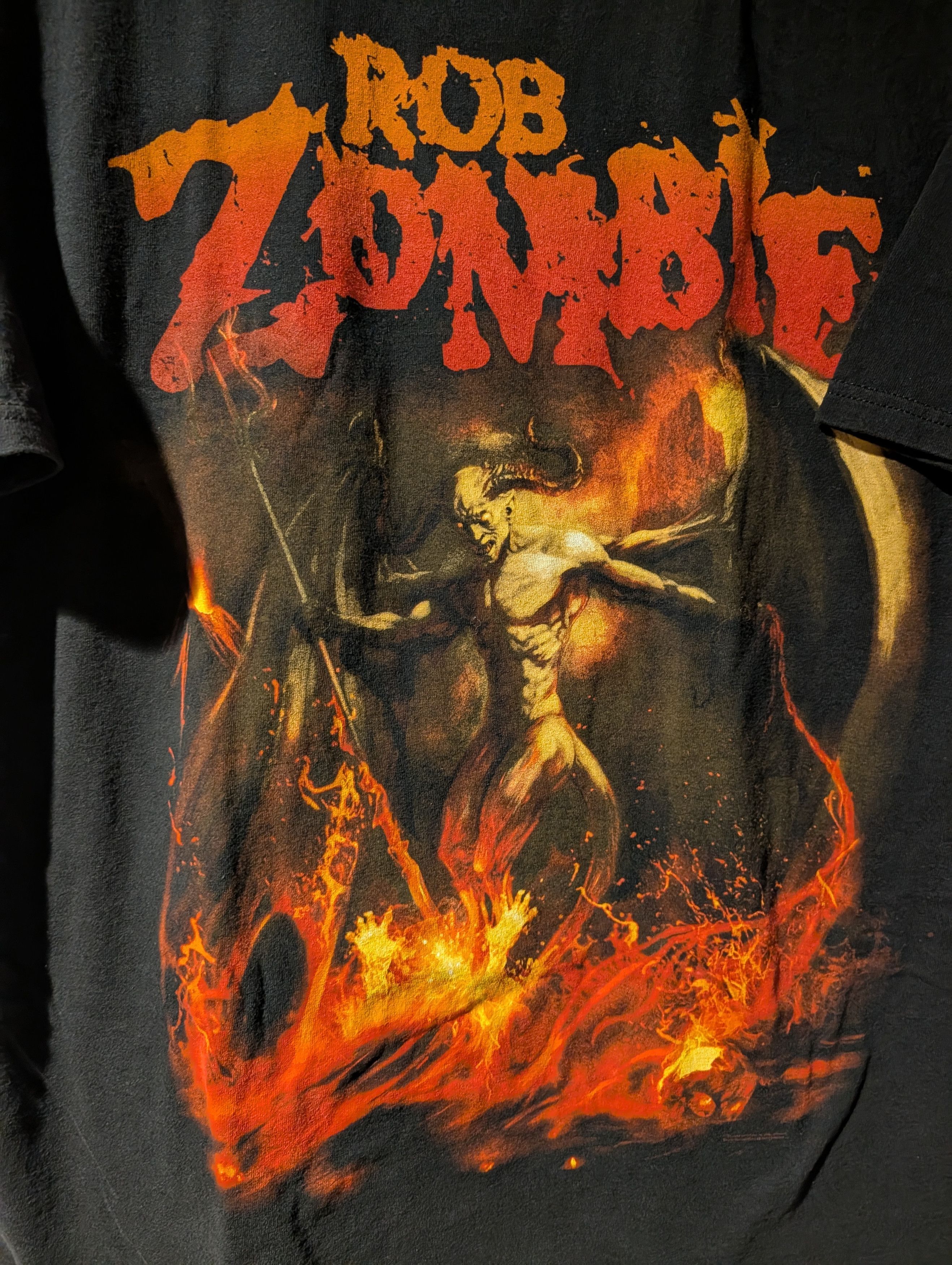 Band Tees Vintage Rob Zombie Say You Love Satan T-Shirt Hellbilly Size US XL / EU 56 / 4 - 2 Thumbnail