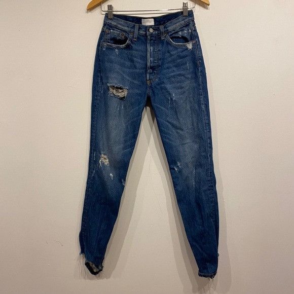 Boyish Boyish Billy Distressed Grunge Skinny Jeans Size 27" / US 4 / IT 40 - 1 Thumbnail