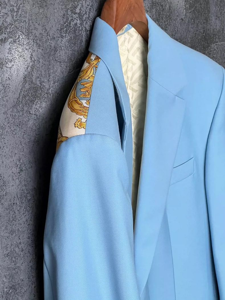 Versace Versace Multi-element print panelled wool suit Size US M / EU 48-50 / 2 - 6 Thumbnail