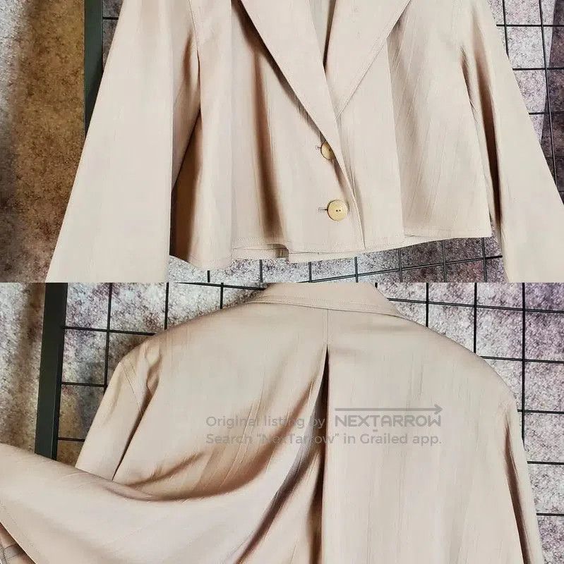 Dior Dior Coral Pink Wool Blend Cropped Cardigan . Size M / US 6-8 / IT 42-44 - 2 Thumbnail