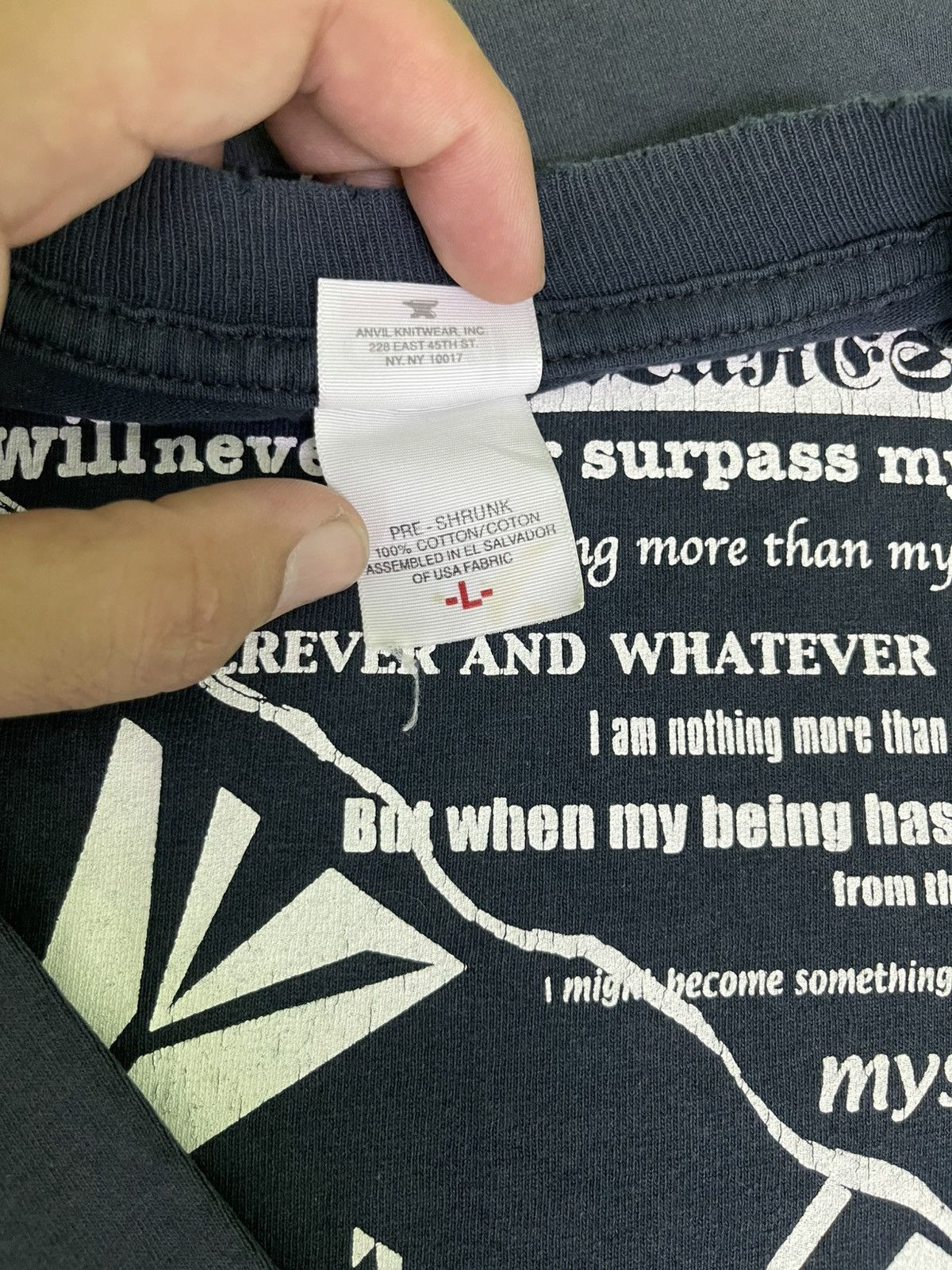 Vintage Vintage 90's First Impulse F Y H Punk Shirt Sun Faded Tee Size US L / EU 52-54 / 3 - 18 Thumbnail