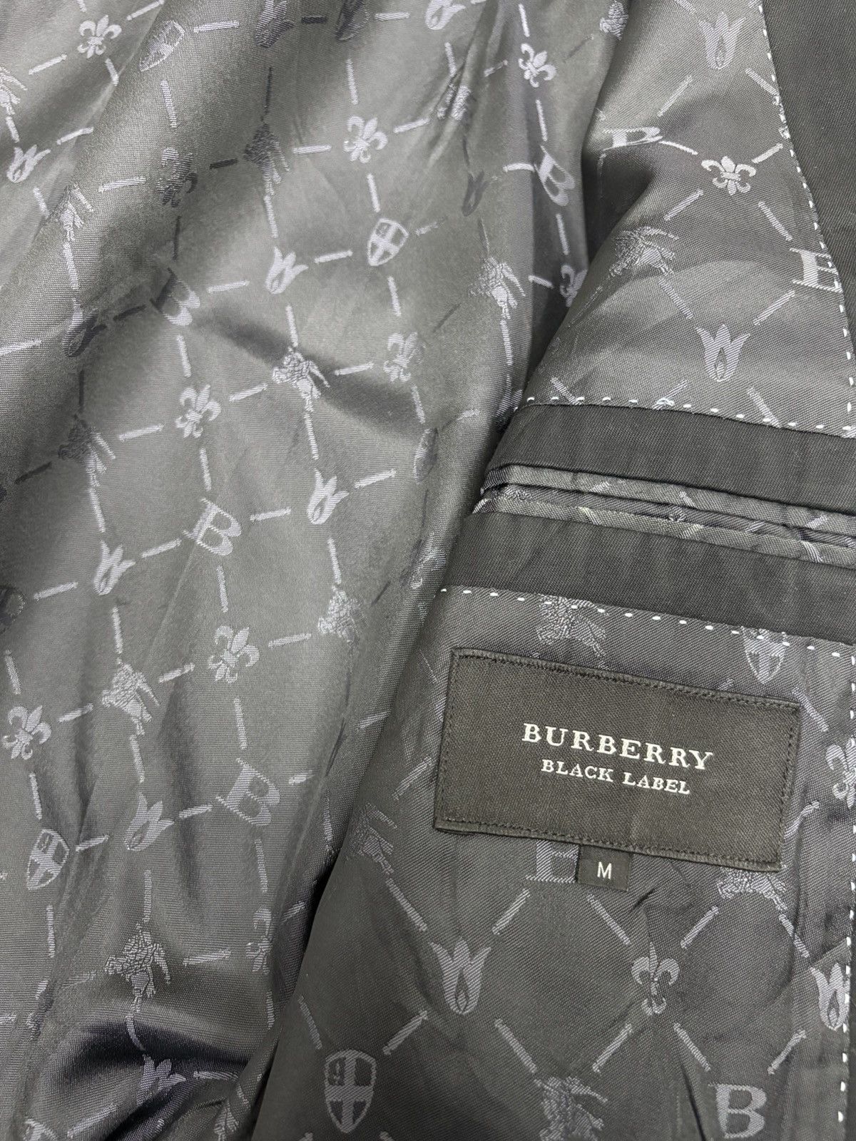 Black Label × Burberry × Burberry Prorsum ❤️‍🔥BURBERRY BLACK LABEL BUTTON BLAZER JACKET Size US M / EU 48-50 / 2 - 10 Thumbnail