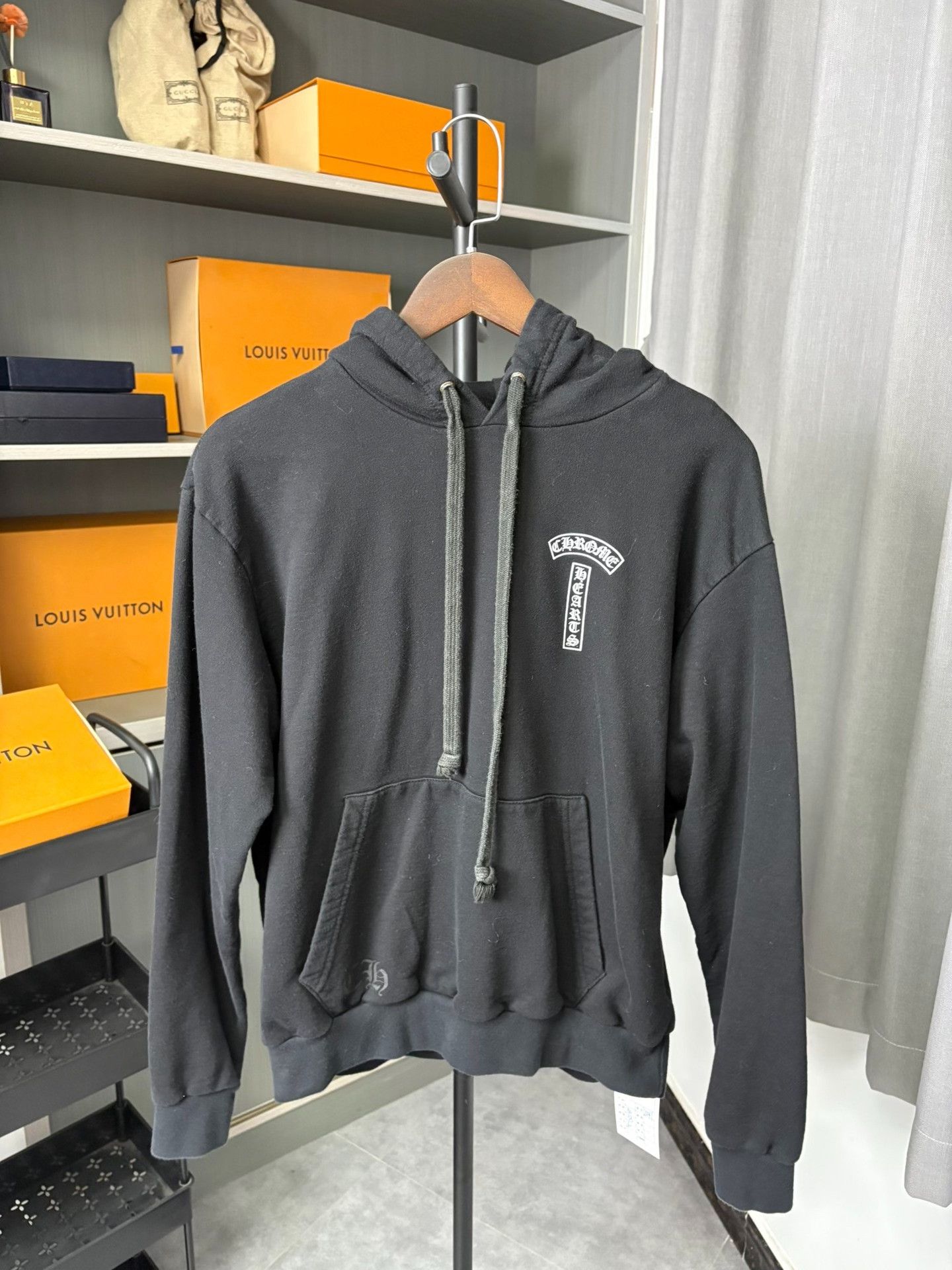 Chrome Hearts Chrome Hearts Black Hoodie S Men Size US S / EU 44-46 / 1 - 1 Thumbnail