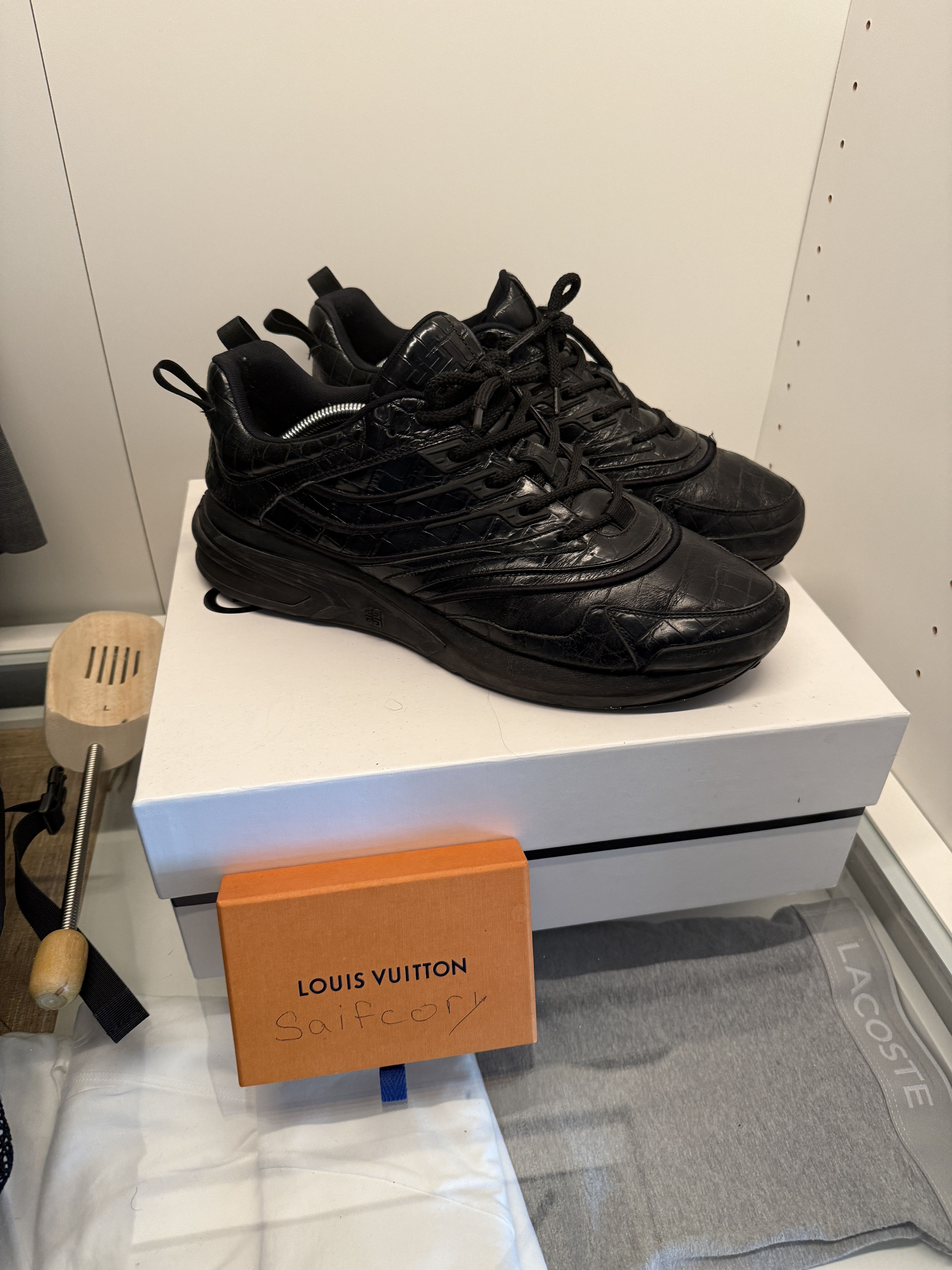 Givenchy Givenchy giv 1 croc effect leather sneaker Size US 11 / EU 44 - 13 Thumbnail
