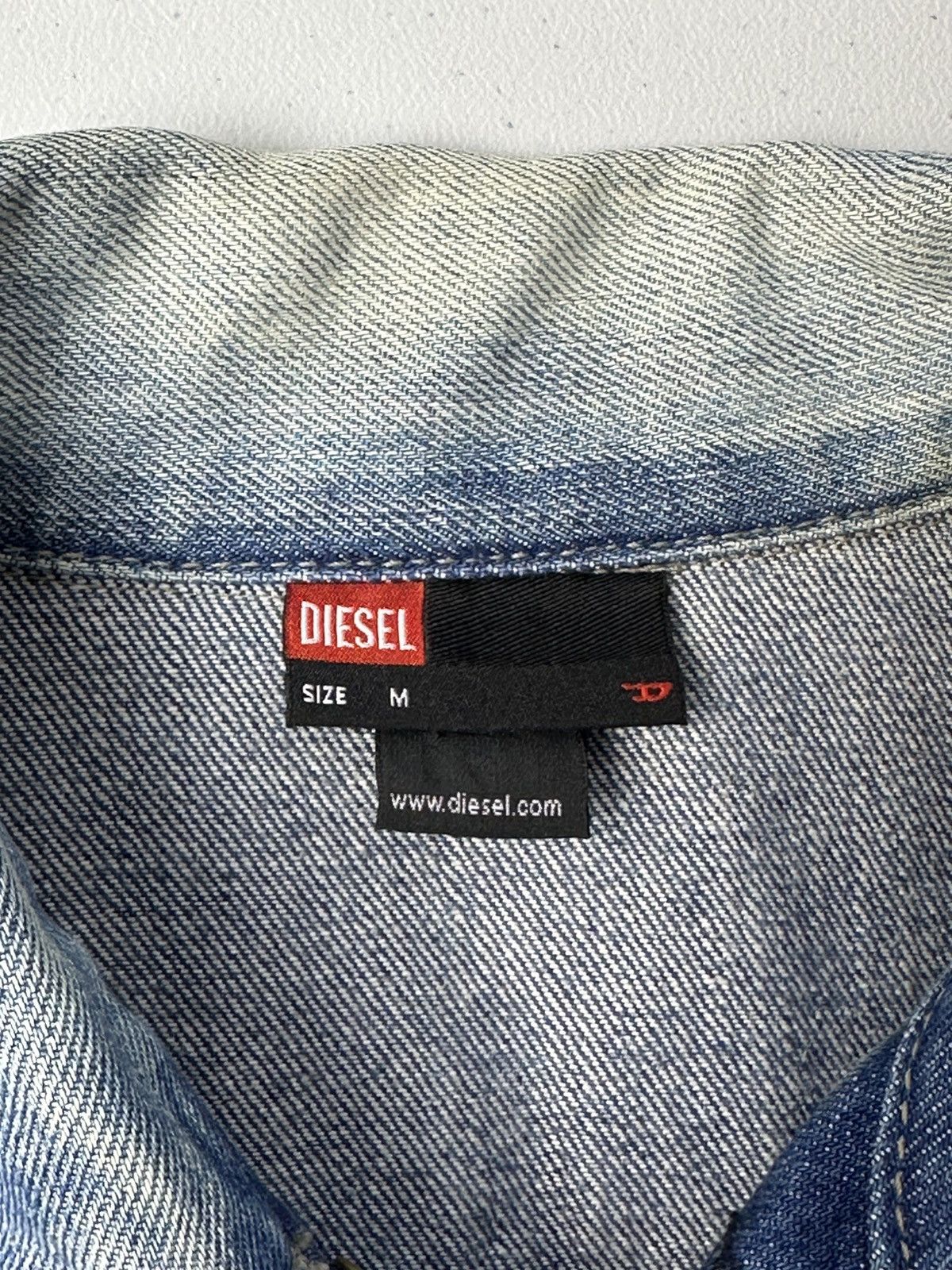 Diesel Vintage Y2k Diesel Denim Jacket Womens Size M / US 6-8 / IT 42-44 - 8 Thumbnail