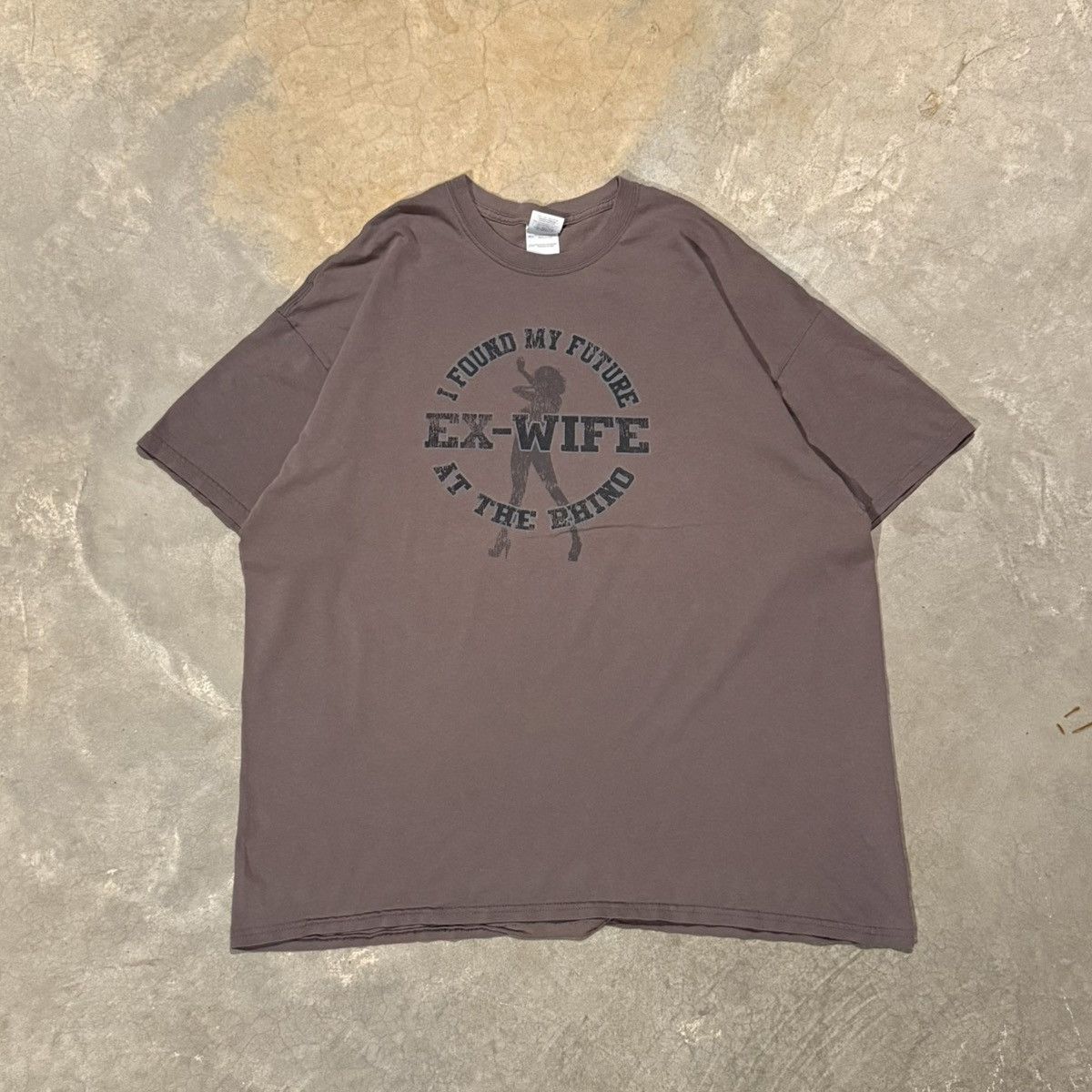 Vintage Vtg 2000s Future Ex-Wife Faded Stripper Sex Tee ERD Grunge Size US XXL / EU 58 / 5 - 1 Thumbnail