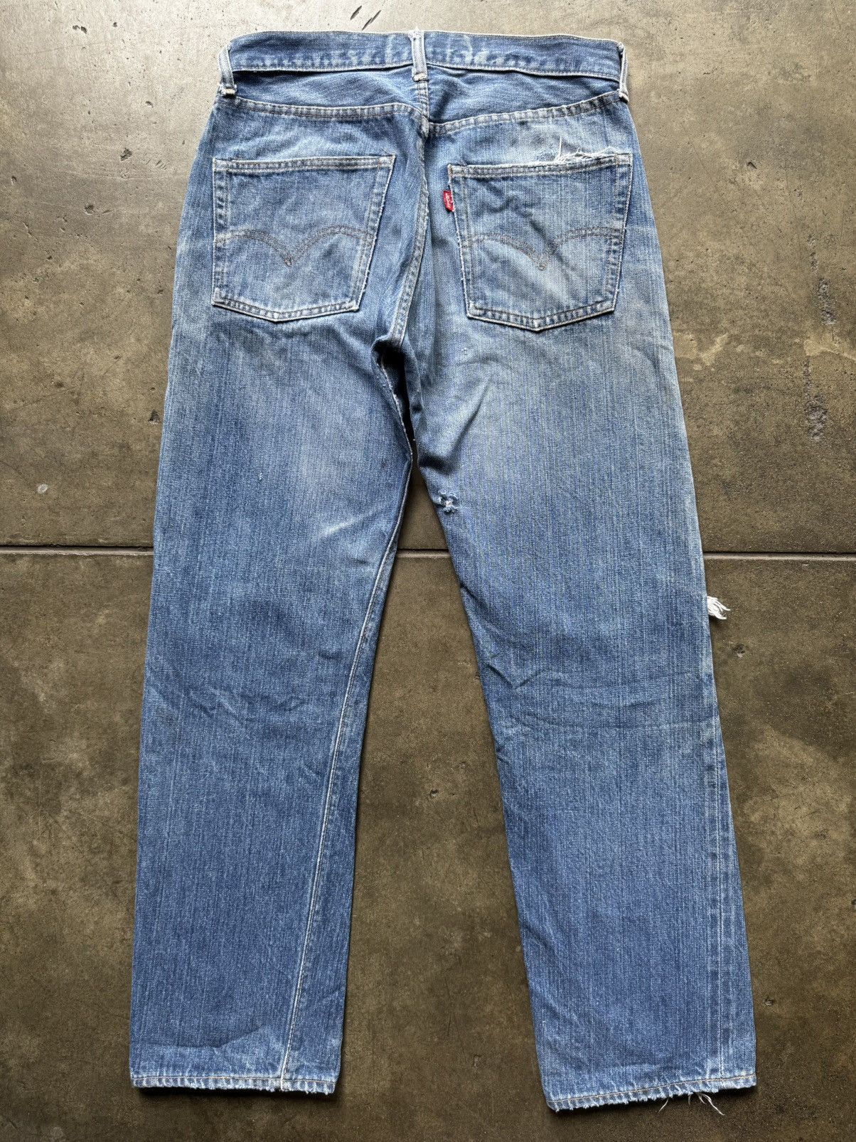 Vintage Vintage ‘80s Levi’s 501 Redline Selvedge Denim Jeans Size US 31 - 2 Thumbnail