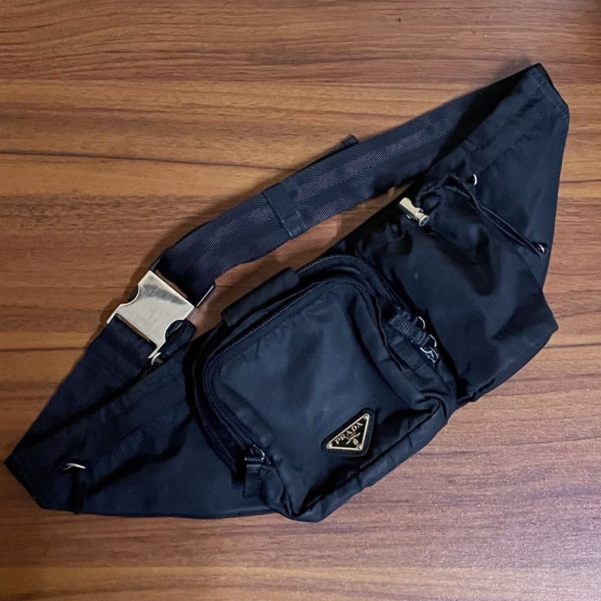 Prada Prada Tessutto Nylon Black Belt Bag/Crossbody Size ONE SIZE - 1 Thumbnail
