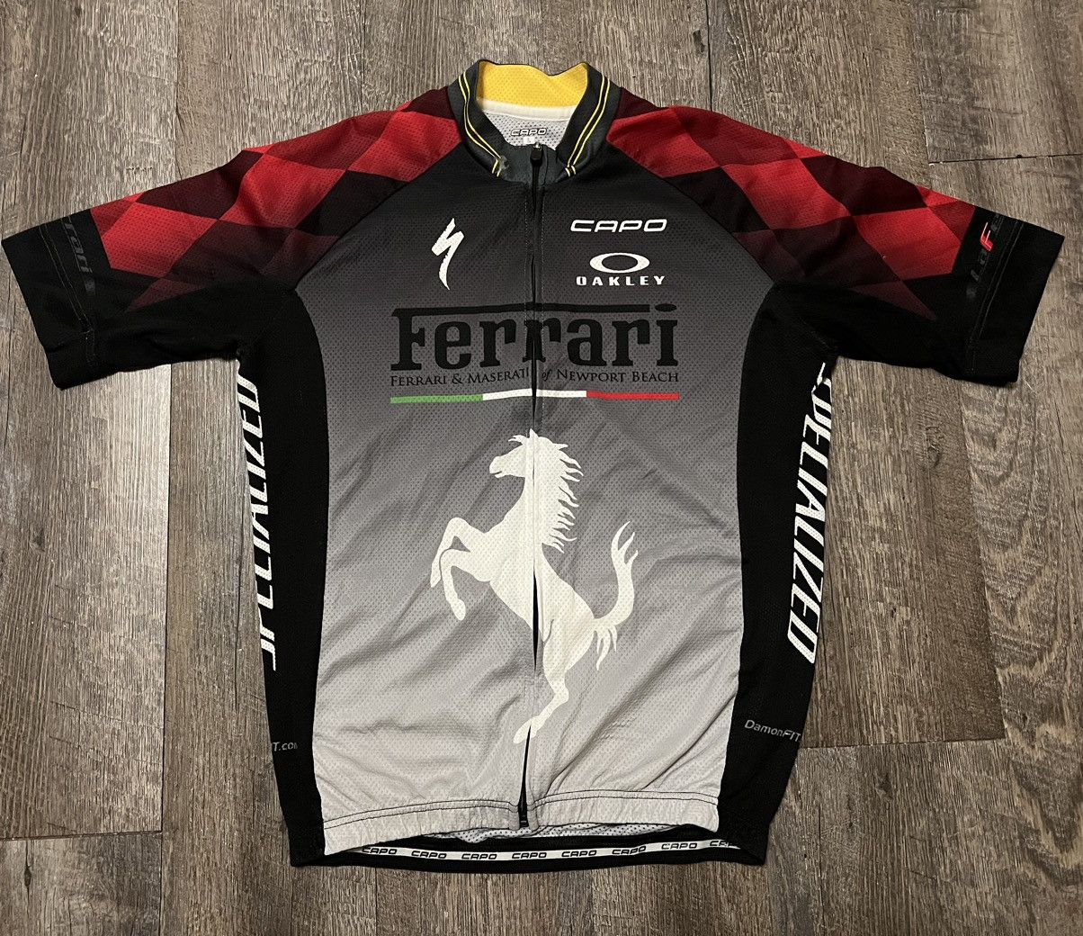 Ferrari CAPO La Ferrari Cycling Jersey size Large Grailed