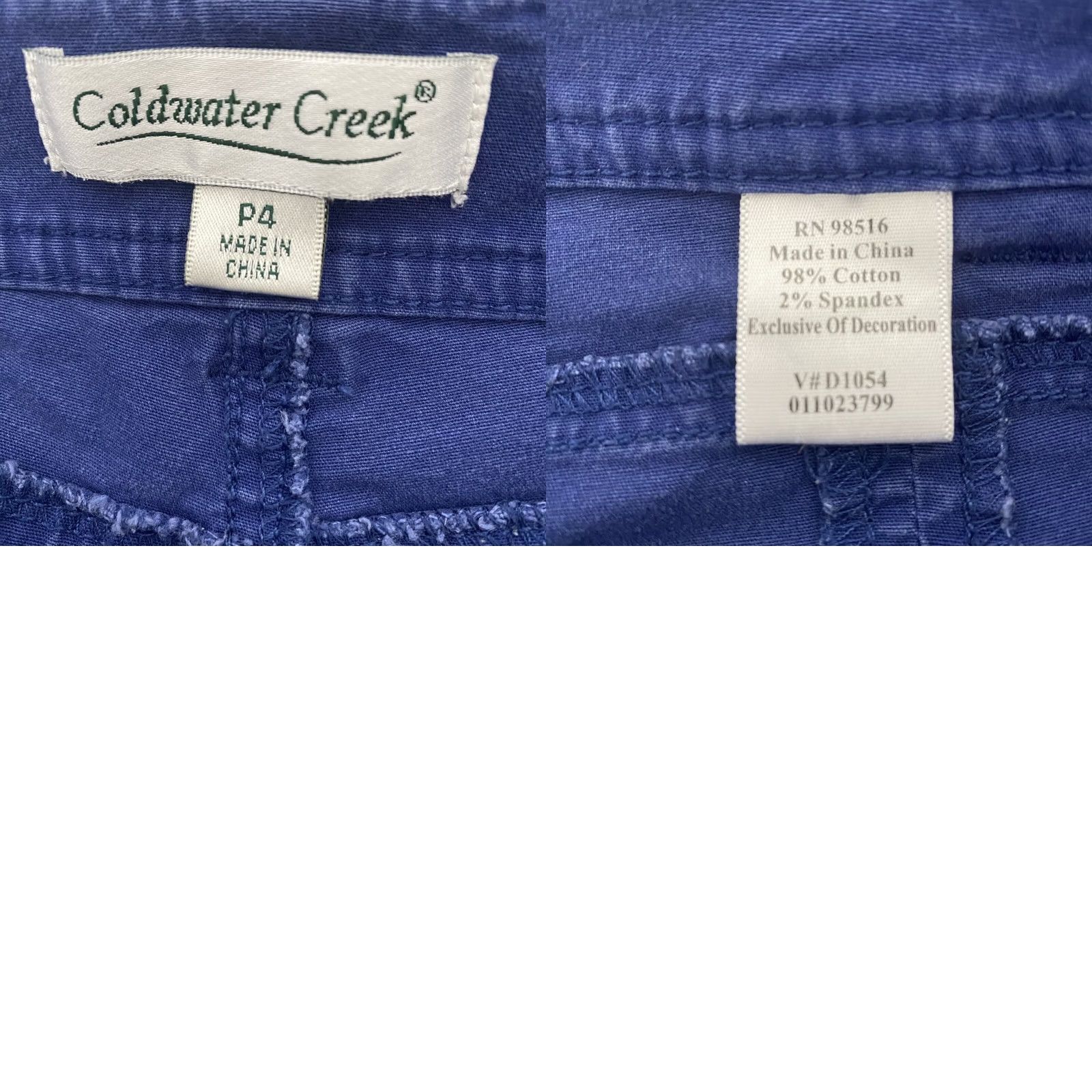 Coldwater Creek VINTAGE? No. Size 27" / US 4 / IT 40 - 8 Thumbnail