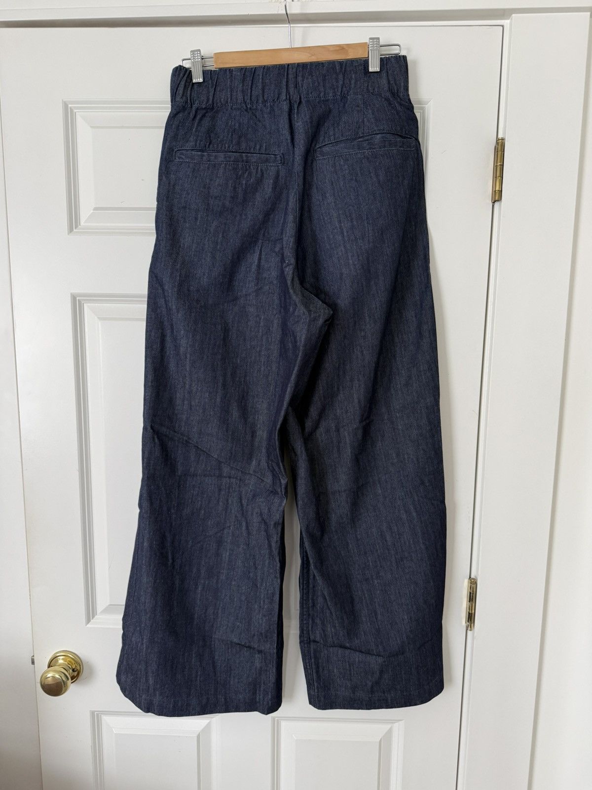 Dries Van Noten Denim wide leg pull on trouser Size US 32 / EU 48 - 3 Thumbnail
