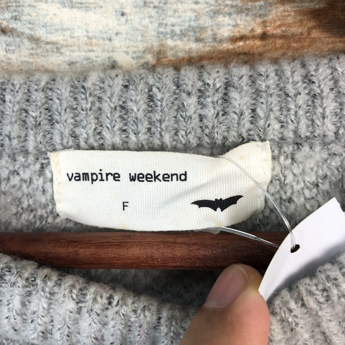 Homespun Knitwear × Japanese Brand DL Vampire Weekend Gray Sweaters #C749 Size US M / EU 48-50 / 2 - 9 Thumbnail