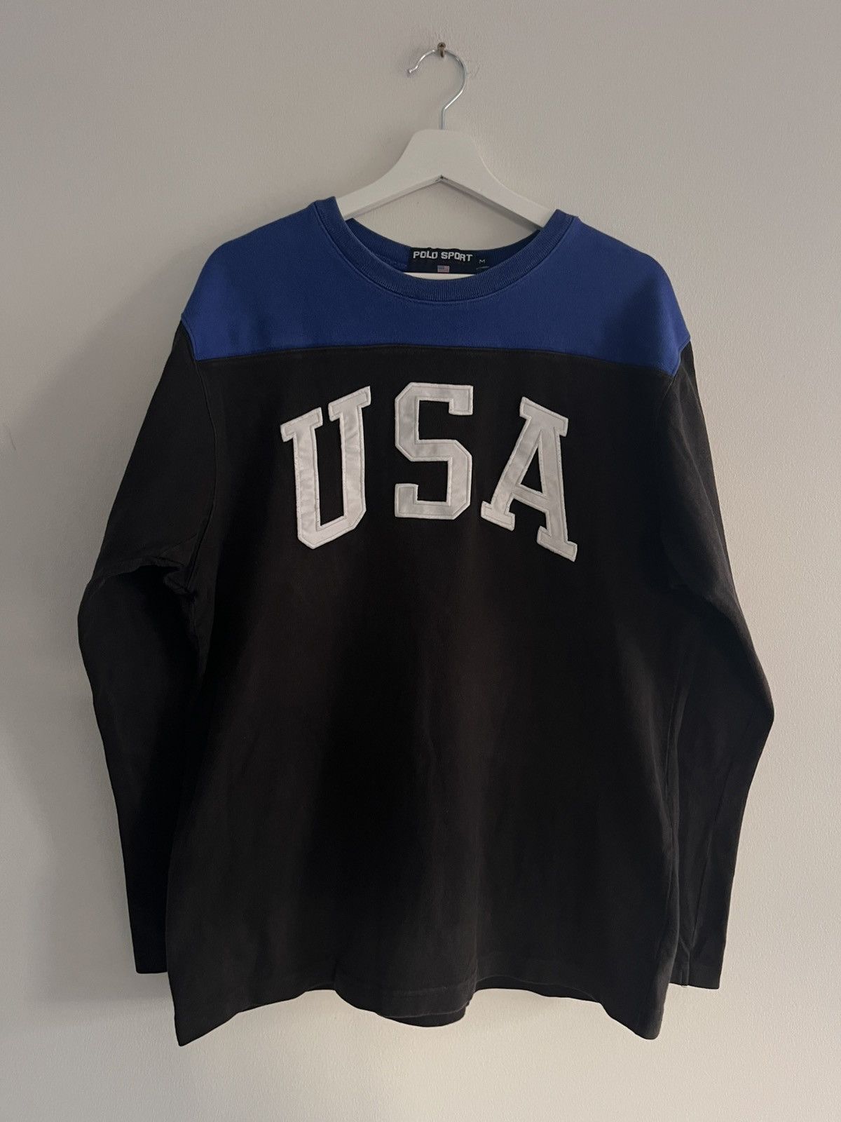 Vintage Polo Sport - USA 2-Tone Crewneck
