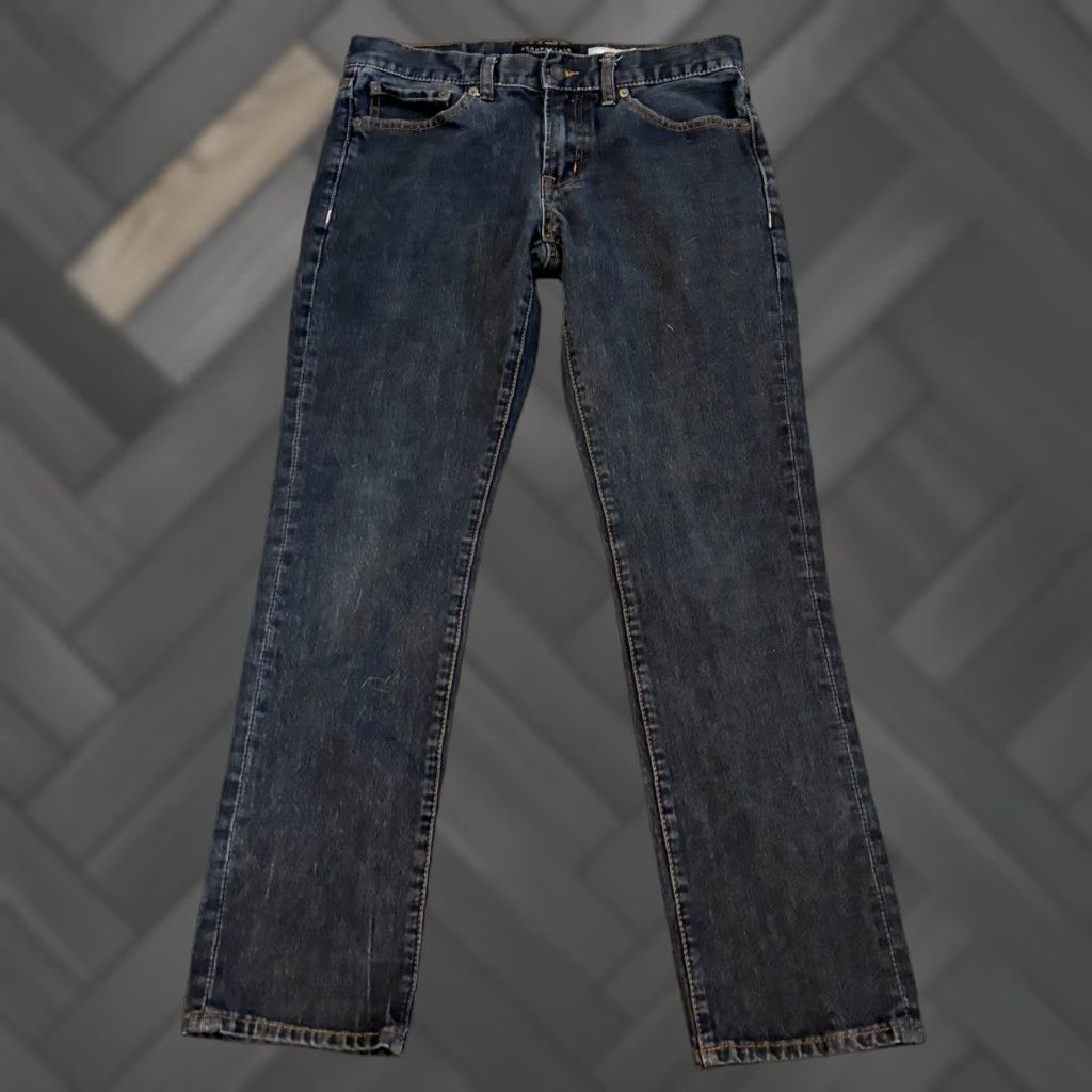 Vintage Aéropostale Jeans Mens Skinny Stretch Dark Wash Blue Denim Casual 29x30 30x30 Modern Slim Mens Baggy? Size US 29 - 1 Thumbnail