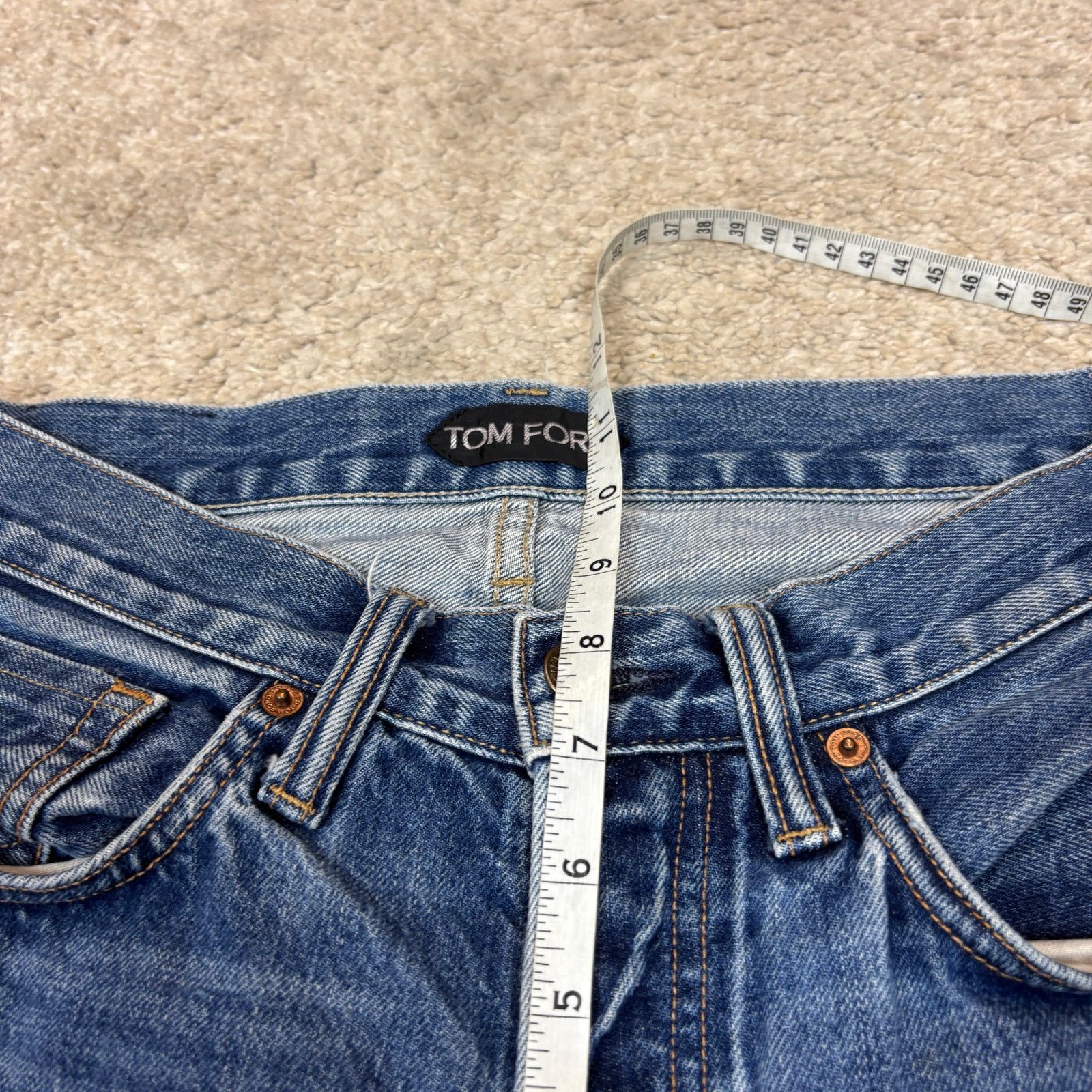 Tom Ford Tom Ford Straight Selvedge Jeans Men's 28x33 Quiet Luxury Size US 28 / EU 44 - 8 Thumbnail