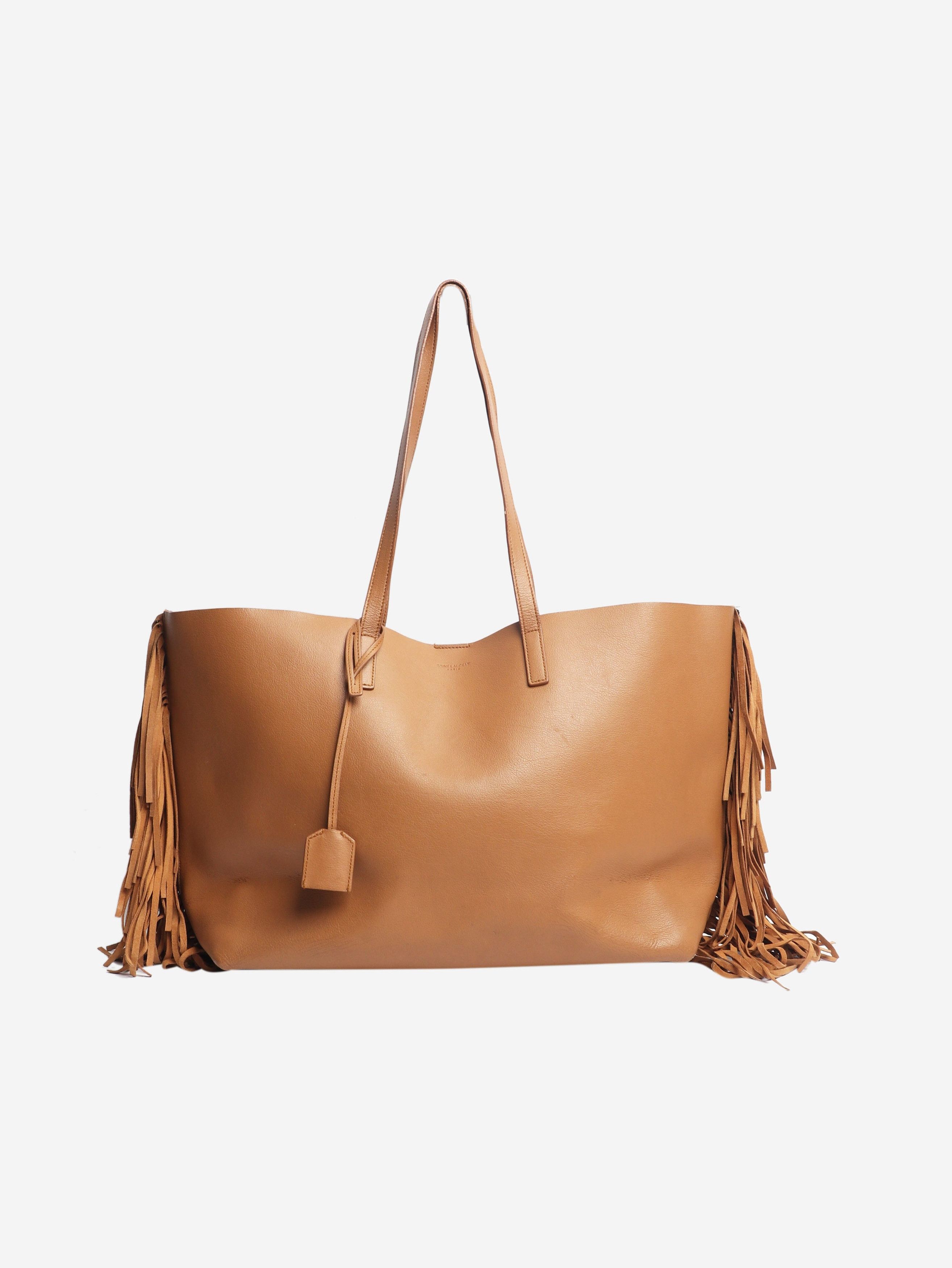 Other Brown fringed leather tote bag Size ONE SIZE - 1 Thumbnail