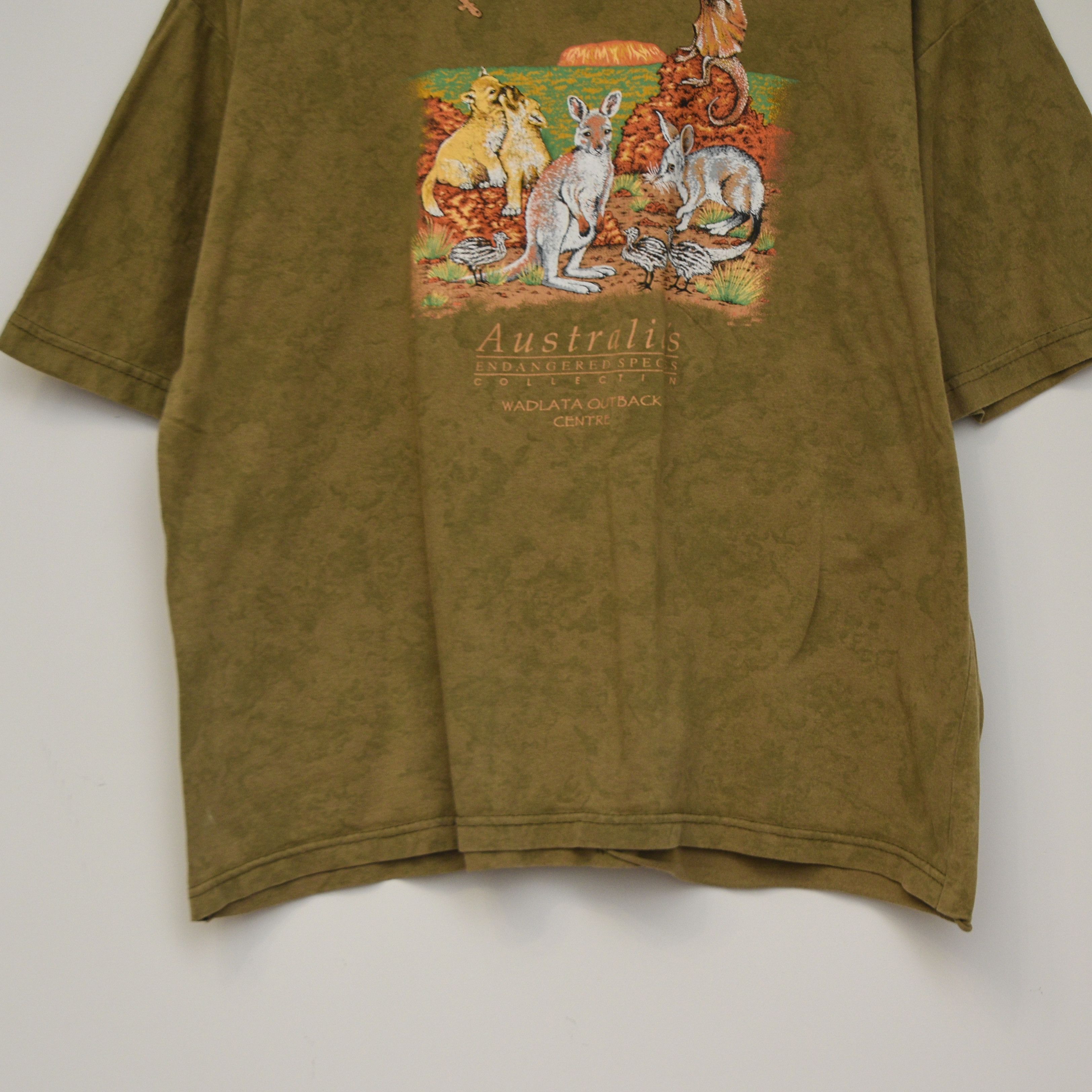Man Made In Australia Vintage 90s Aussie Theme Purely Australian Clothing T-Shirt Size US L / EU 52-54 / 3 - 3 Thumbnail