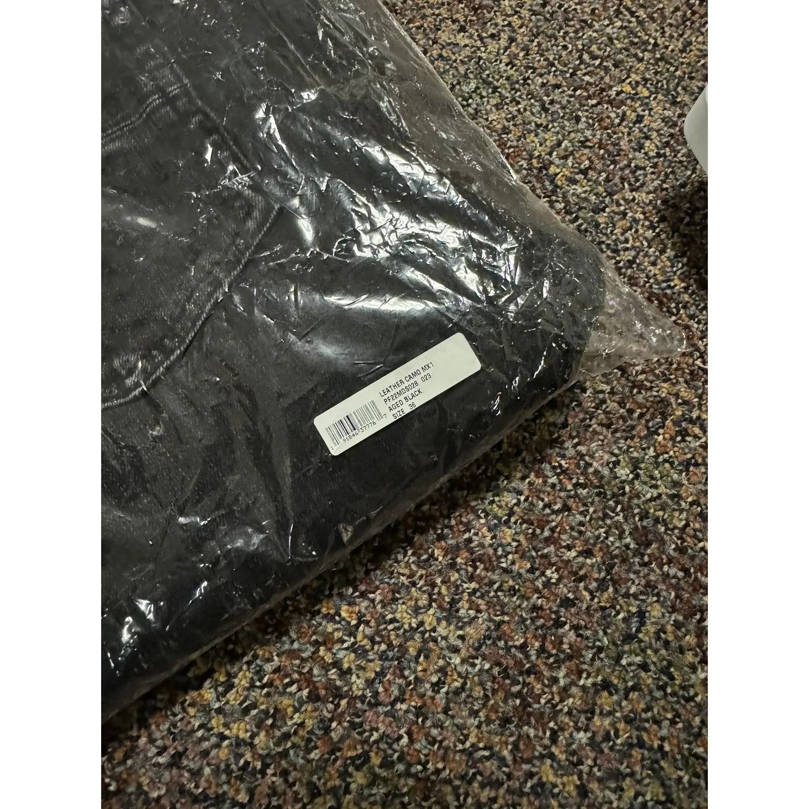 Amiri o1rshd1 Leather Camo MX1 Jean in Aged Black Size US 36 / EU 52 - 5 Thumbnail