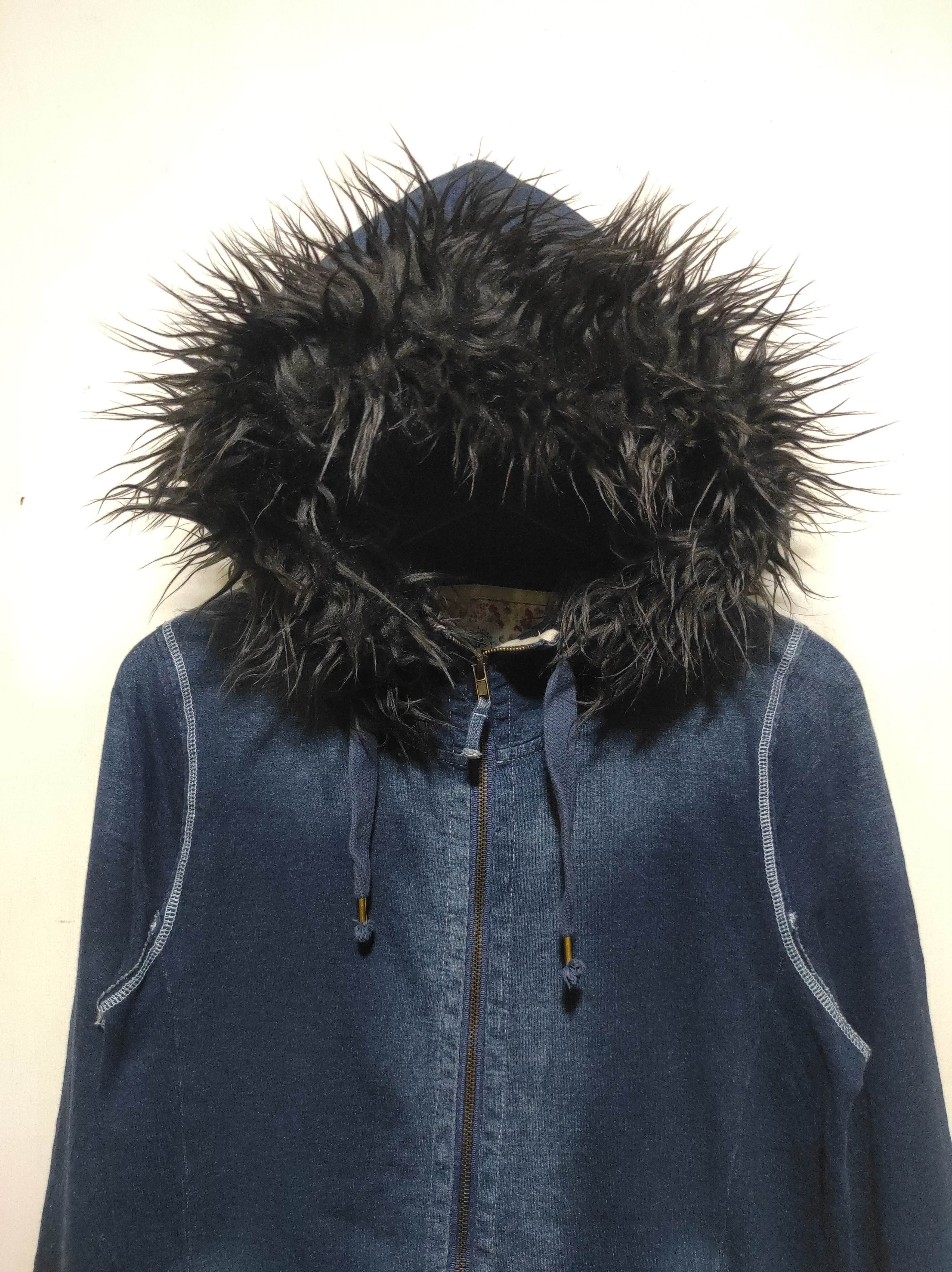Hysteric Glamour Une brise denim wash Zip Fur Hoodie LGB IfSixWasNine style Size US M / EU 48-50 / 2 - 3 Thumbnail