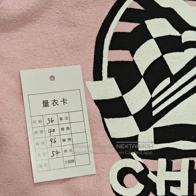 Chanel Chanel Pink Cotton Logo T-Shirt for Summer . Size S / US 4 / IT 40 - 7 Thumbnail